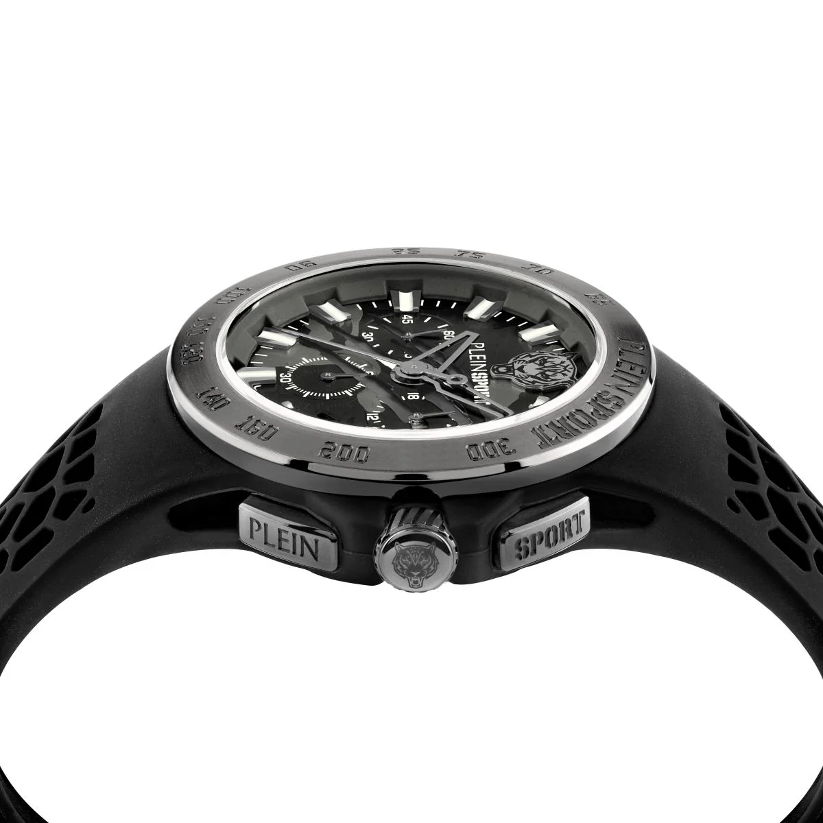 Plein Sport Herren Uhr Analog Quarz THUNDERSTORM CHRONO PSABA0123 Silikon - Image 3