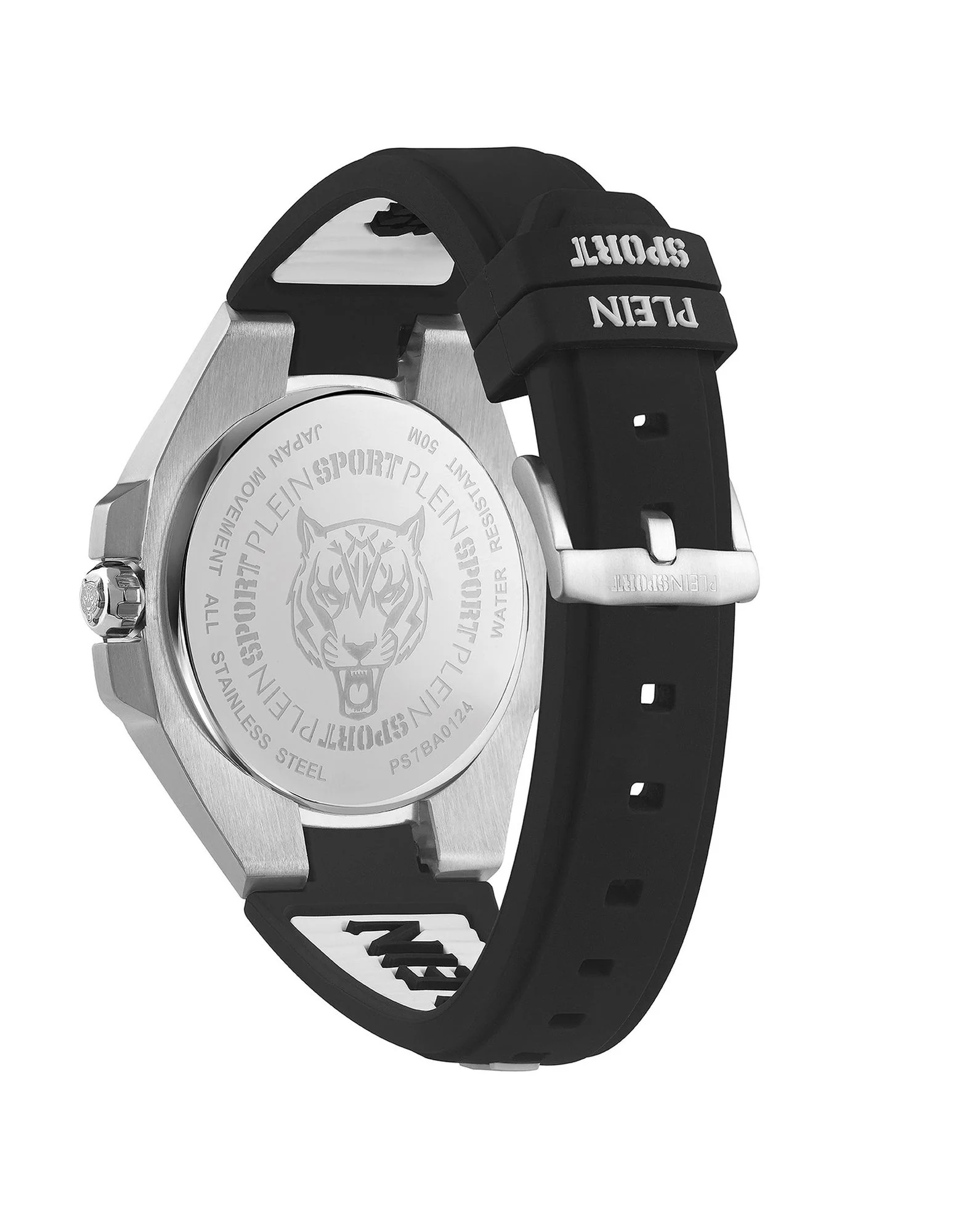 Plein Sport Herren Uhr Analog Quarz TIGERMASTER PS7BA0124 Silikon - Image 2