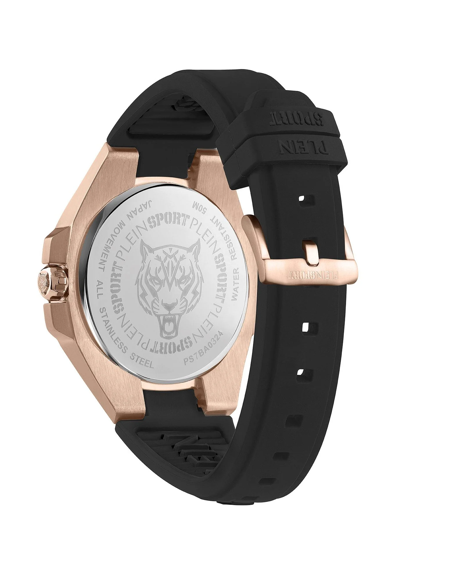 Plein Sport Herren Uhr Analog Quarz TIGERMASTER PS7BA0324 Silikon - Image 2