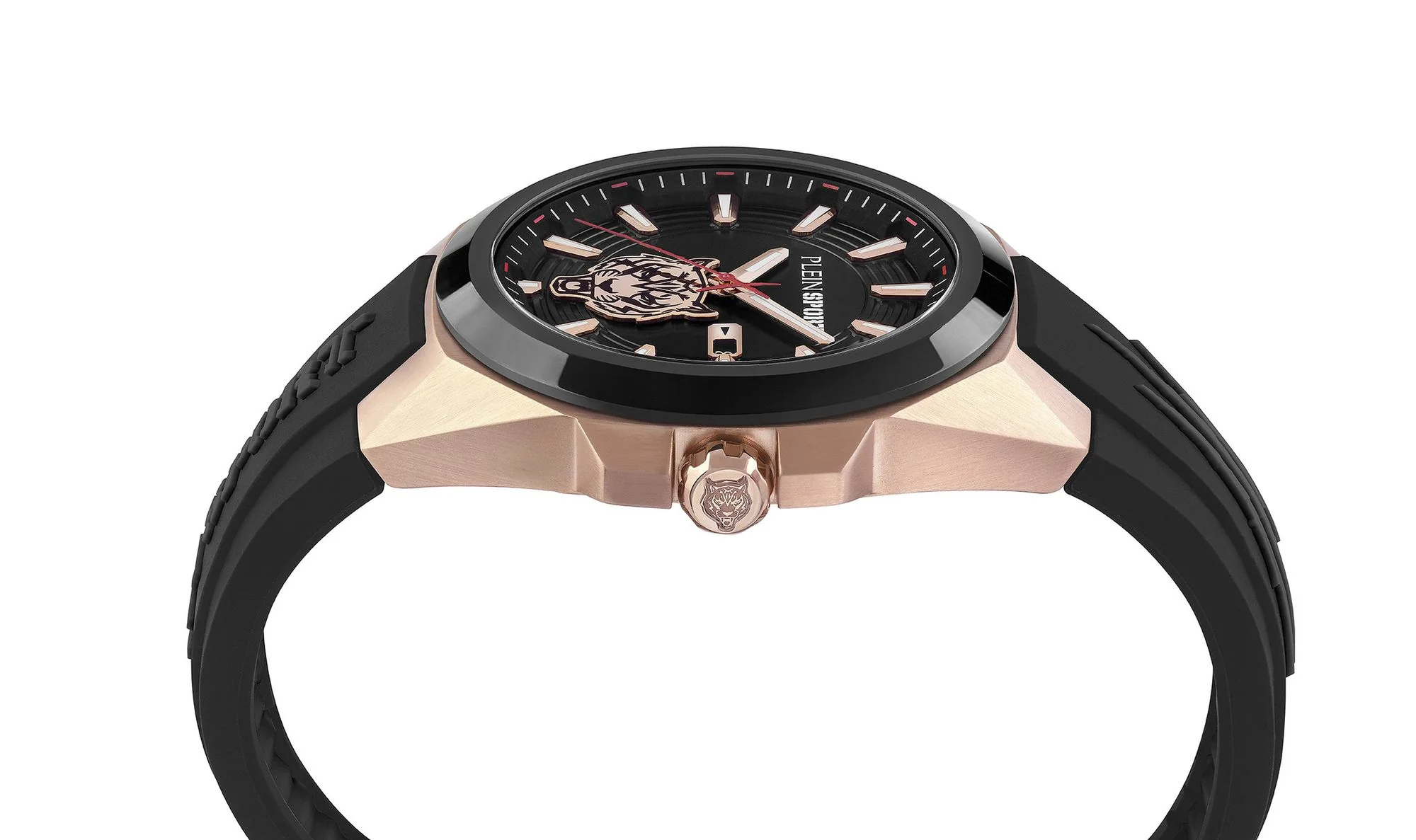 Plein Sport Herren Uhr Analog Quarz TIGERMASTER PS7BA0324 Silikon - Image 3
