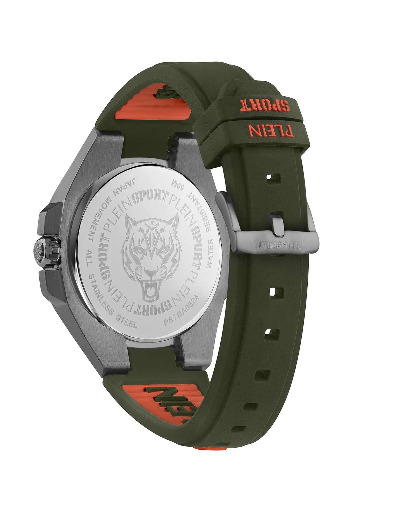 Plein Sport Herren Uhr Analog Quarz TIGERMASTER PS7BA0624 Silikon - Image 2