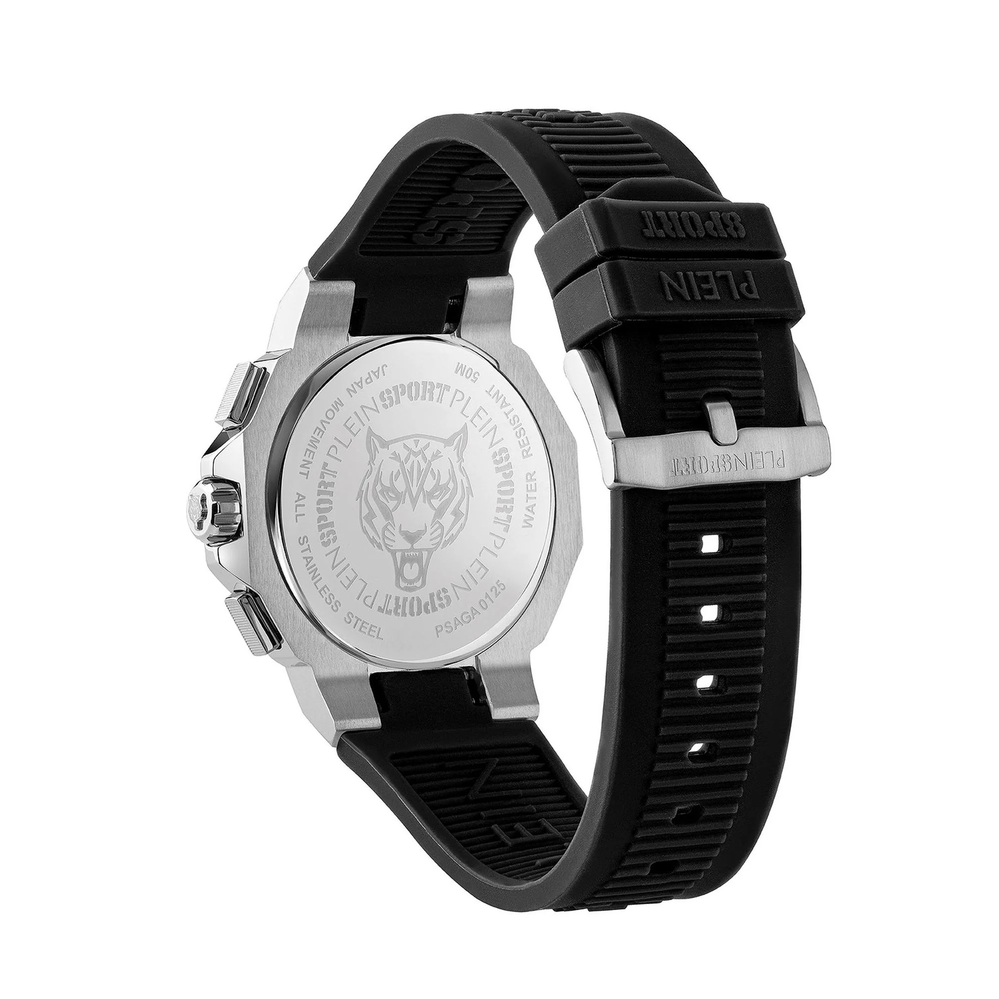 Plein Sport Herren Uhr Analog Quarz TITAN PSAGA0125 Silikon - Image 2