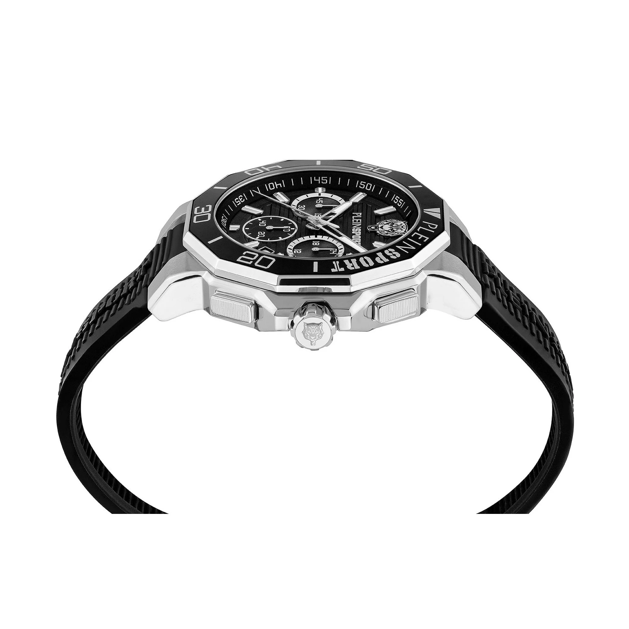 Plein Sport Herren Uhr Analog Quarz TITAN PSAGA0125 Silikon - Image 3