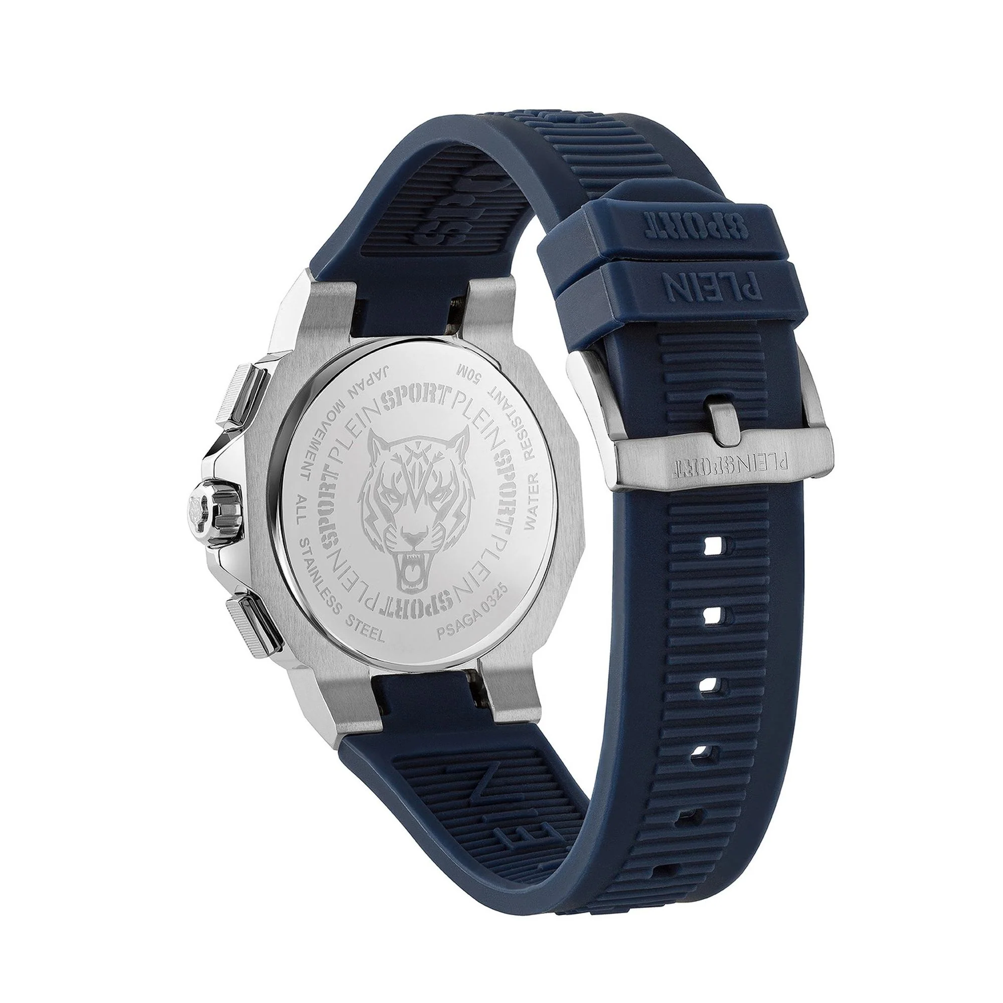 Plein Sport Herren Uhr Analog Quarz TITAN PSAGA0325 Silikon - Image 3