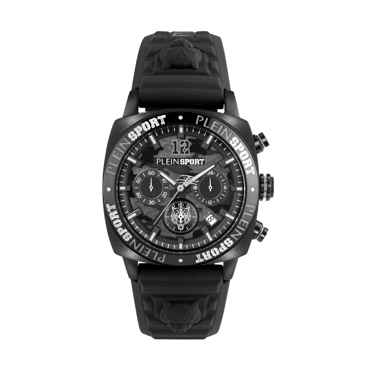 Plein Sport Herren Uhr Analog Quarz WILDCAT CHRONO PSGBA0523 Silikon