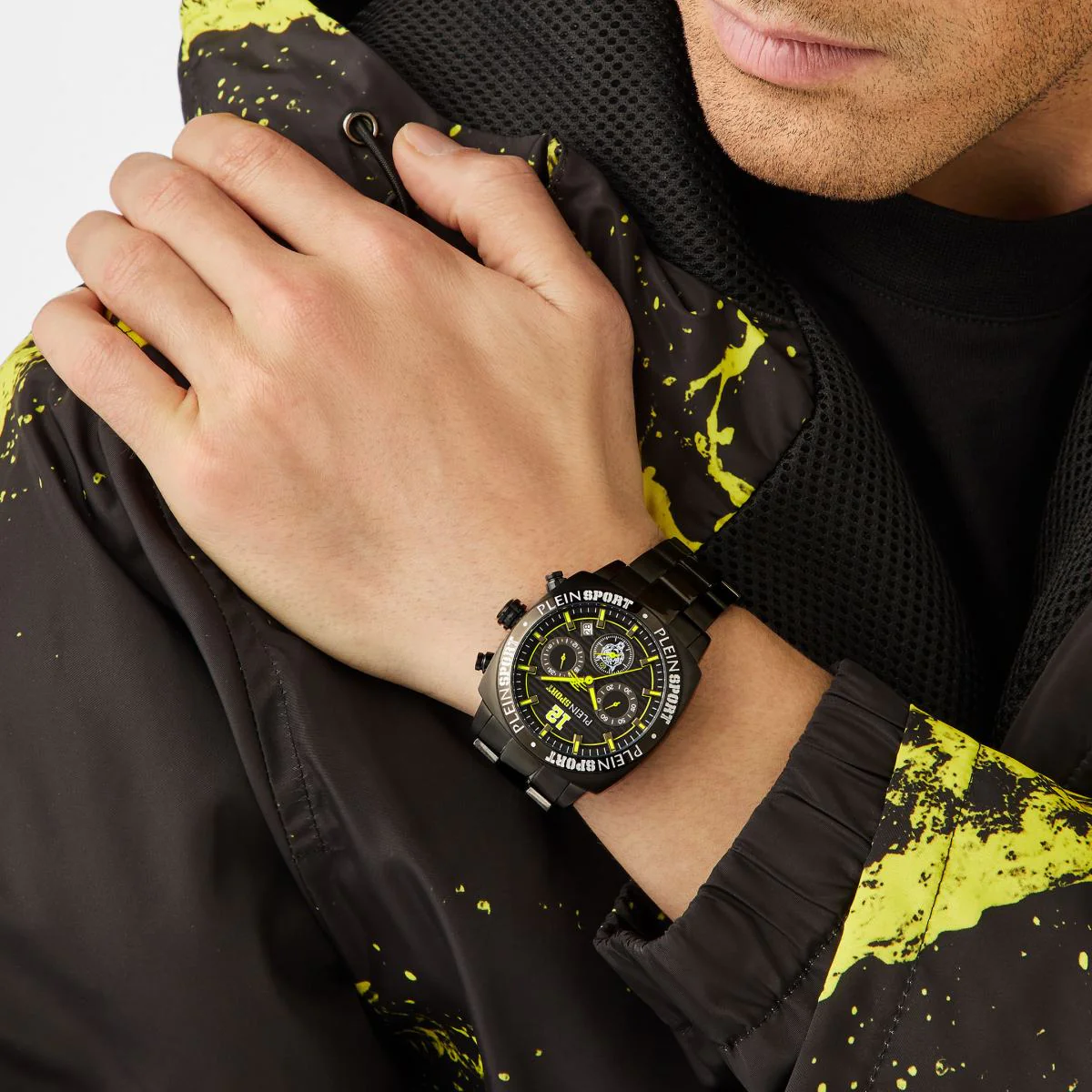 Plein Sport Herren Uhr Analog Quarz WILDCAT CHRONO PSGBA1023 Silikon - Image 4