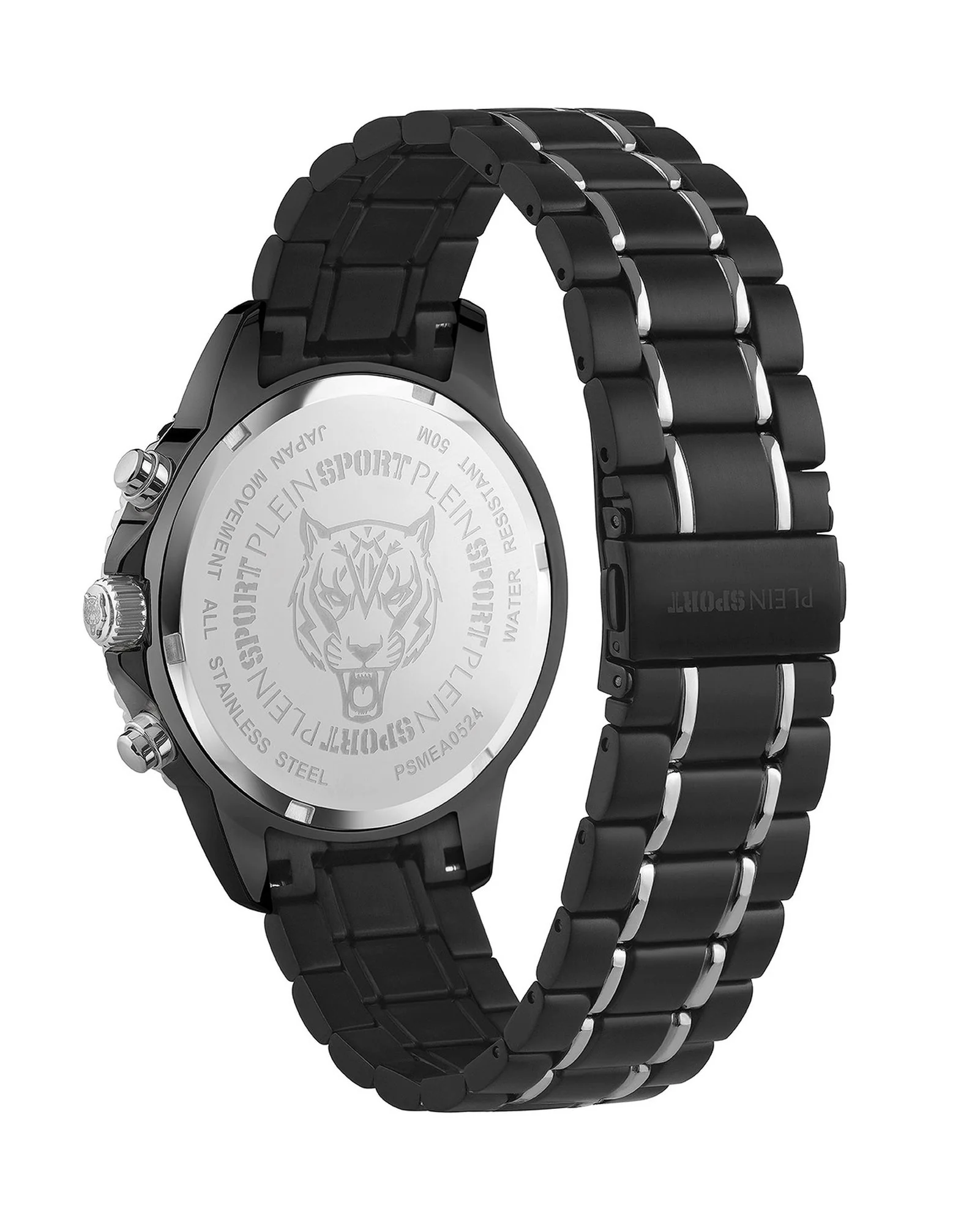 Plein Sport Herren Uhr Chronograph Analog Quarz GLAM CHRONO PSMEA0524 Edelstahl - Image 2