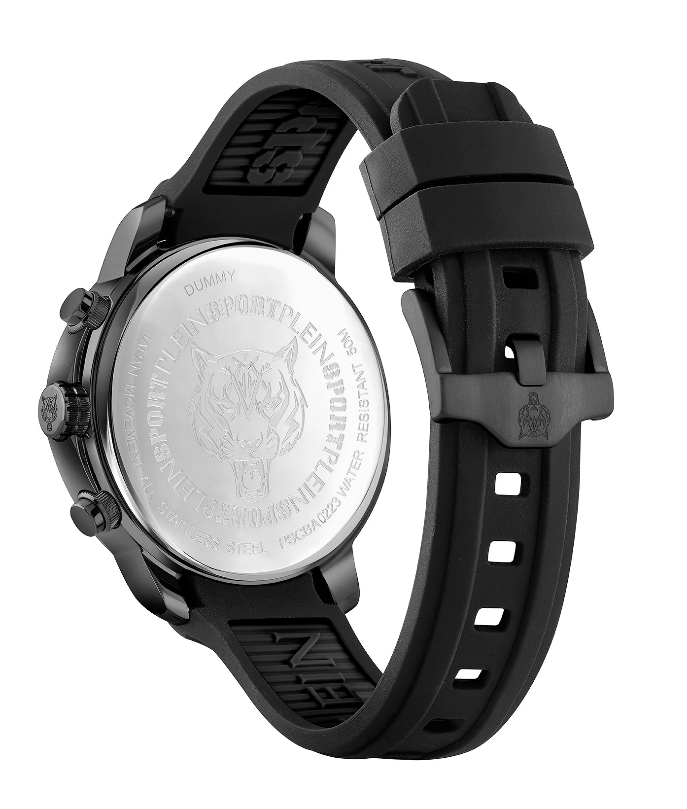 Plein Sport Herren Uhr Chronograph Analog Quarz PLEIN GAIN PSCBA0223 Silikon - Image 2