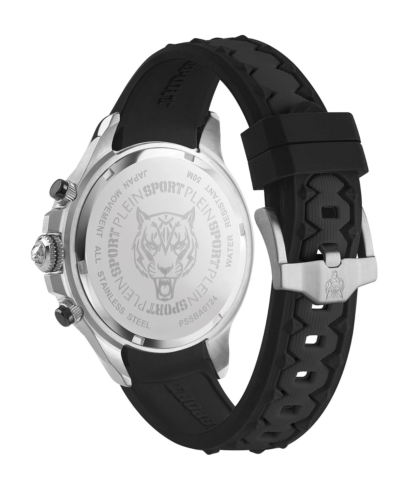 Plein Sport Herren Uhr Chronograph Analog Quarz WARRIOR TECH PS6BA0124 Silikon - Image 2