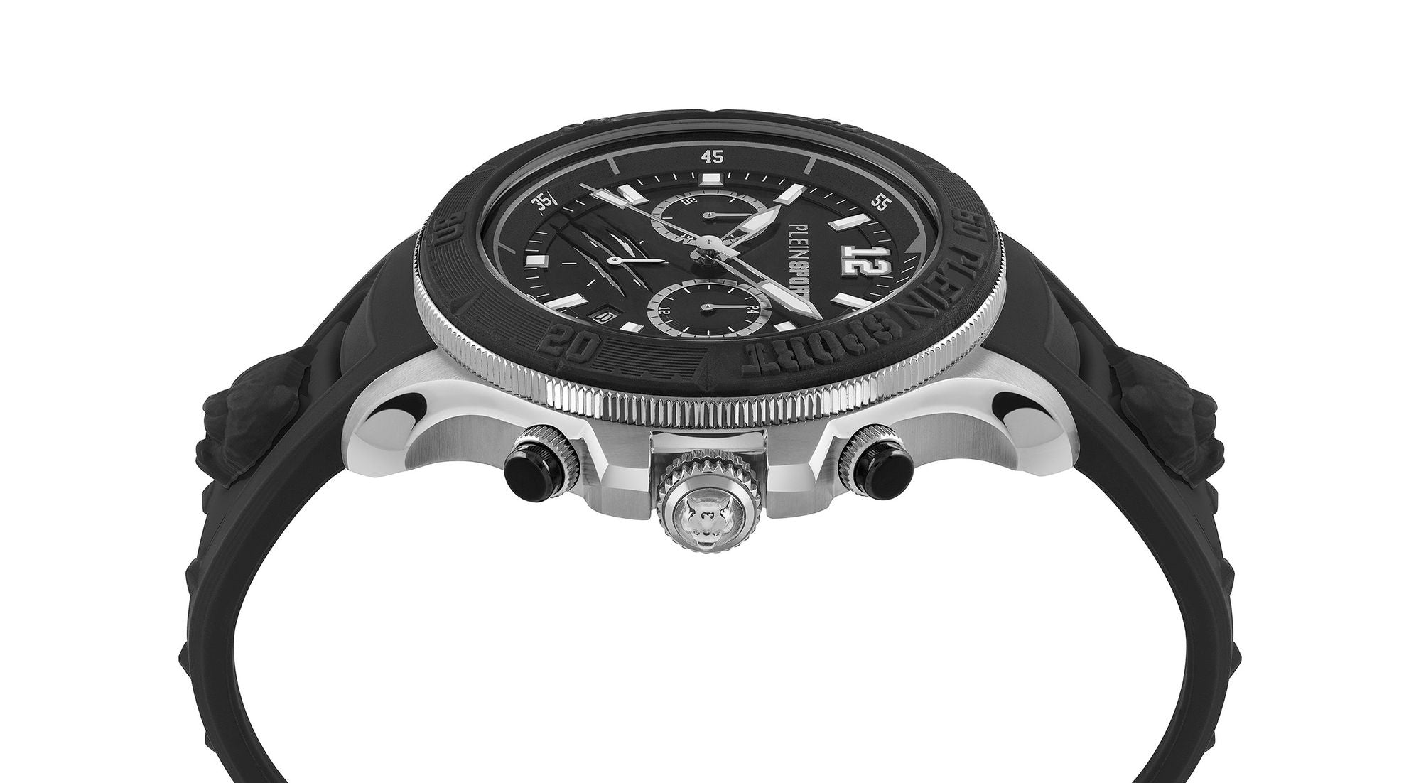 Plein Sport Herren Uhr Chronograph Analog Quarz WARRIOR TECH PS6BA0124 Silikon - Image 3