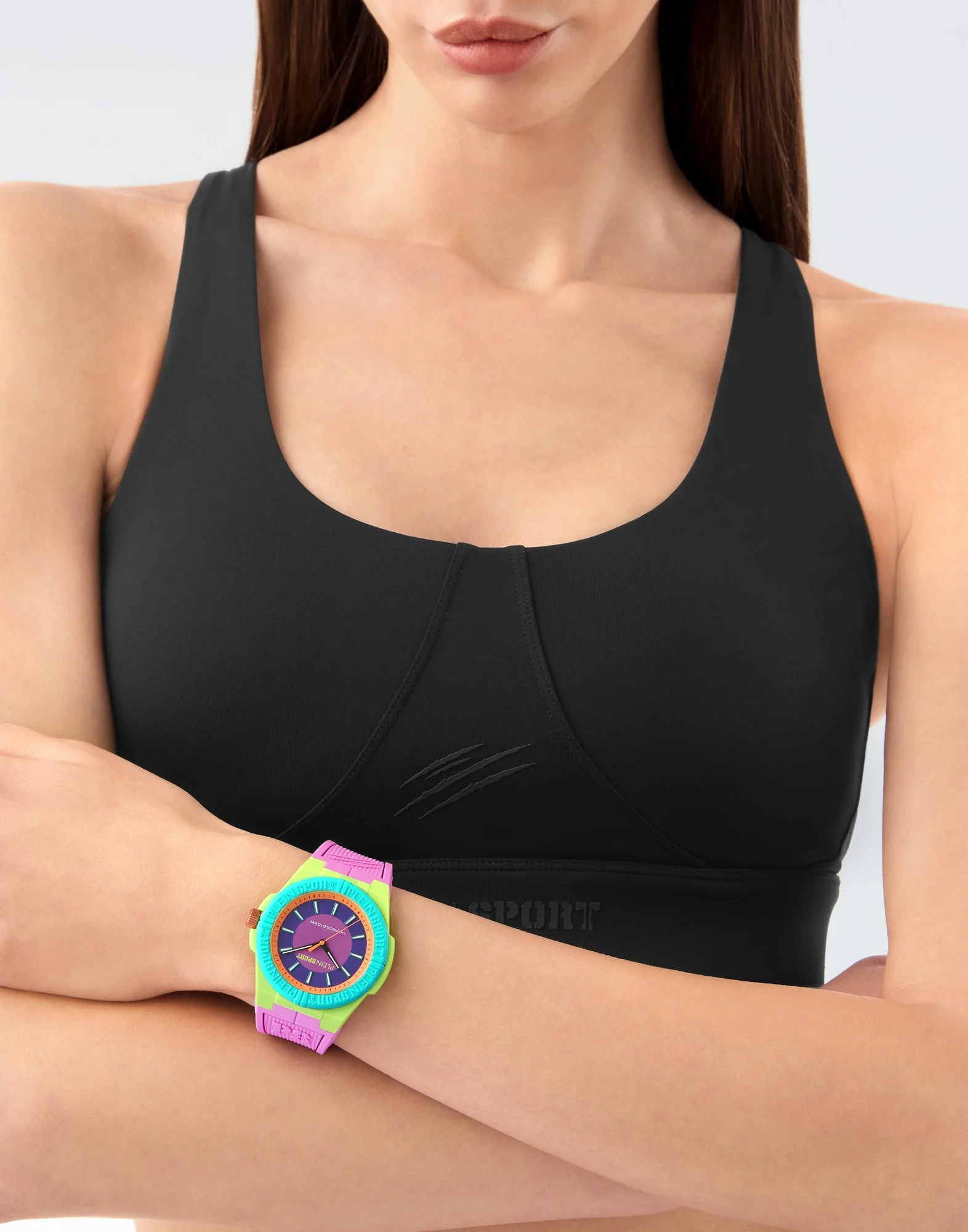 Plein Sport Unisex Uhr Analog Quarz LASERSTRIKE Bunt PSFGA1026 Silikon - Image 3