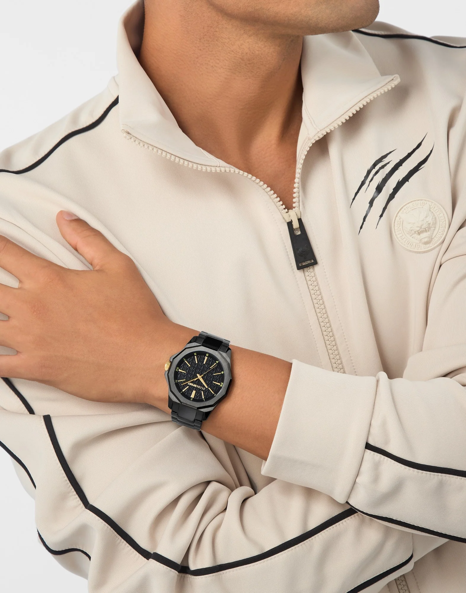 Plein Sport Unisex Uhr Analog Quarz ONYX ULTRA PSNGA0625 Edelstahl - Image 4