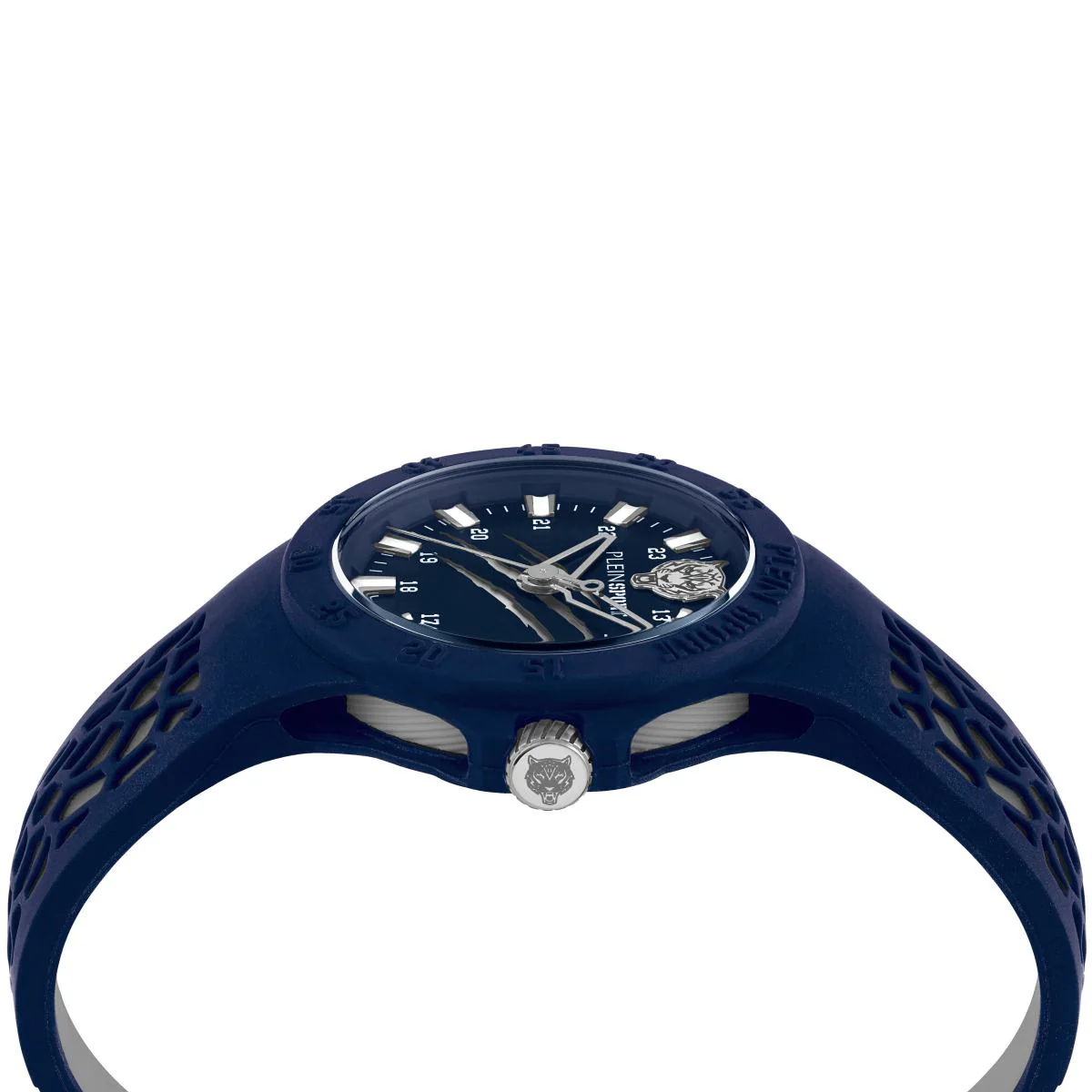 Plein Sport Unisex Uhr Analog Quarz THUNDERSTORM Blau PSBBA0223 Silikon - Image 3