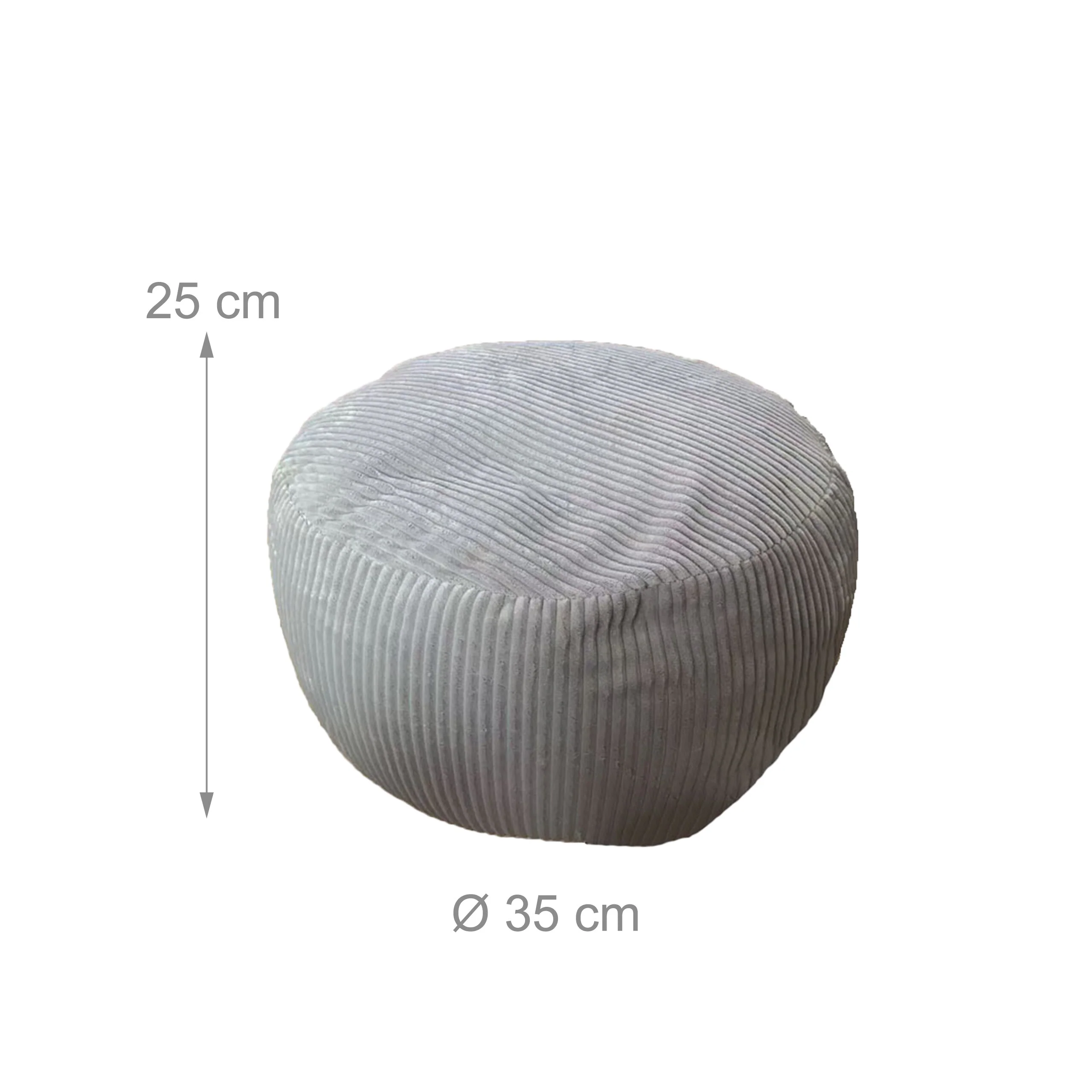 Pouf mit Cordbezug - Image 20