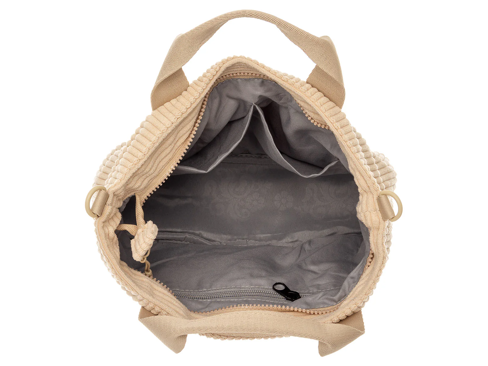 Prato SC05 zeitlose Handtasche aus Breitcord khaki - Image 24