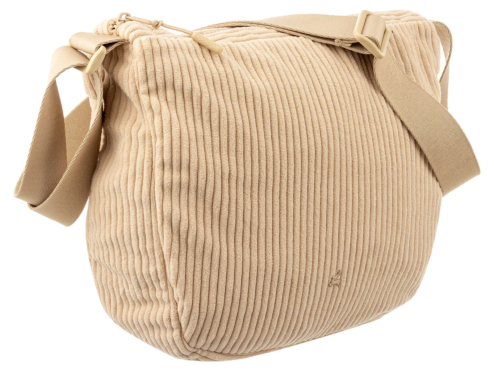 Prato SC09 zeitlose Umhängetasche aus Breitcord light beige - Image 7