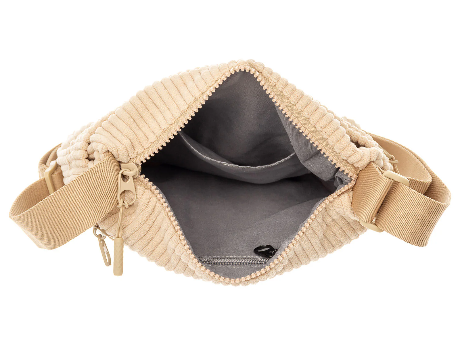 Prato SC16 zeitlose Umhängetasche aus Breitcord light beige - Image 7