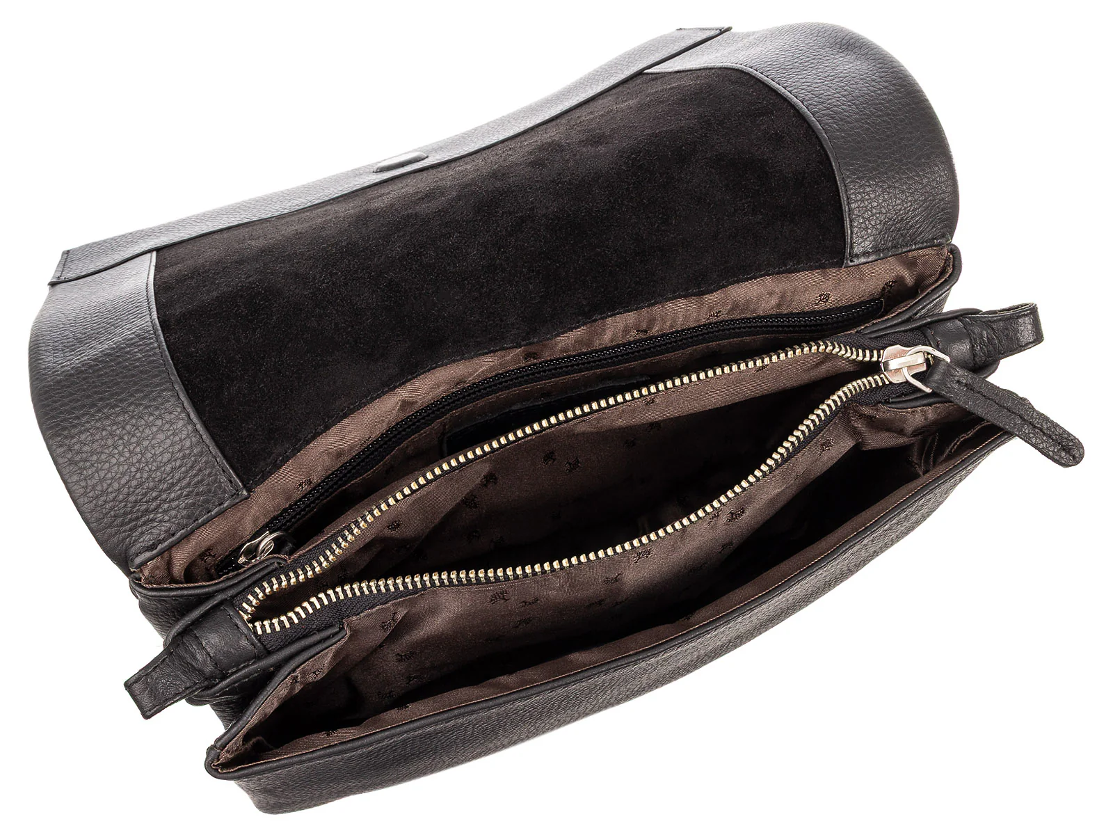 Prato Umhängetasche H141-P Handtasche Damen Rindleder black - Image 8
