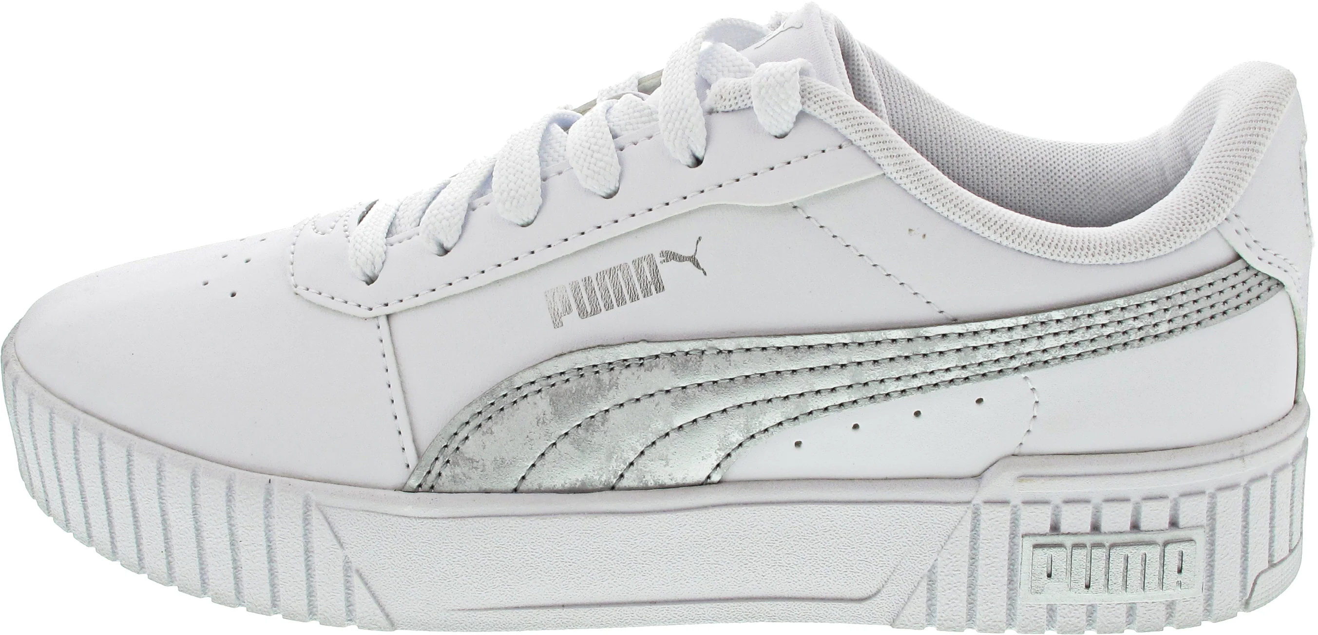 Puma Carina 2.0 Space Metallic Sneaker Weiß - Image 2