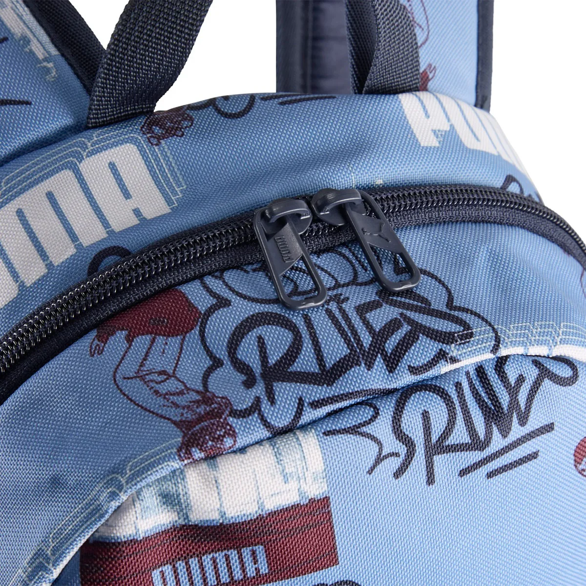 Puma Phase AOP Small Backpack 11 Liter Kinderrucksack 091324 cool blue mid 90ies AOP - Image 6