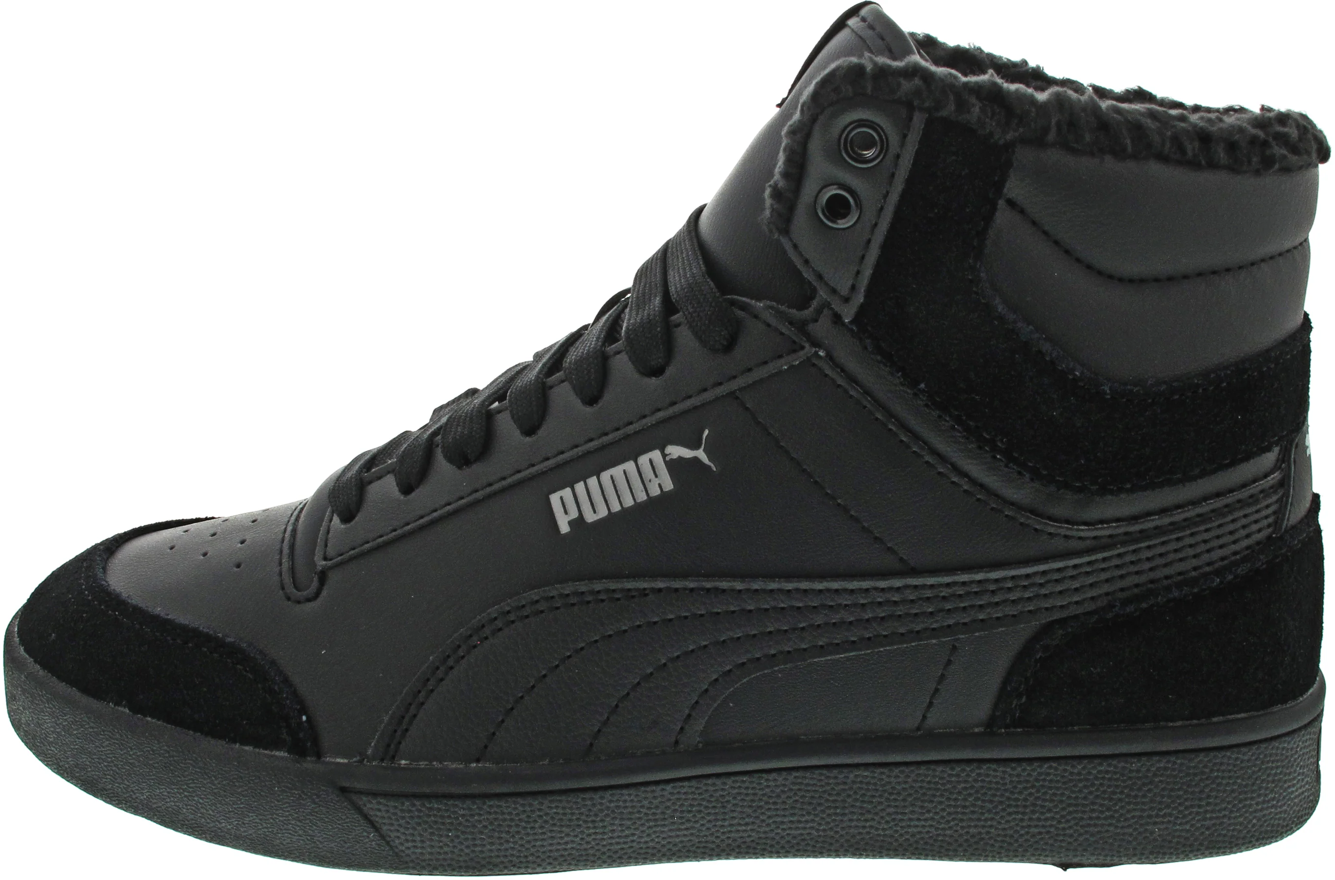 Puma Shuffle Mid FUR Sneaker high Schwarz
