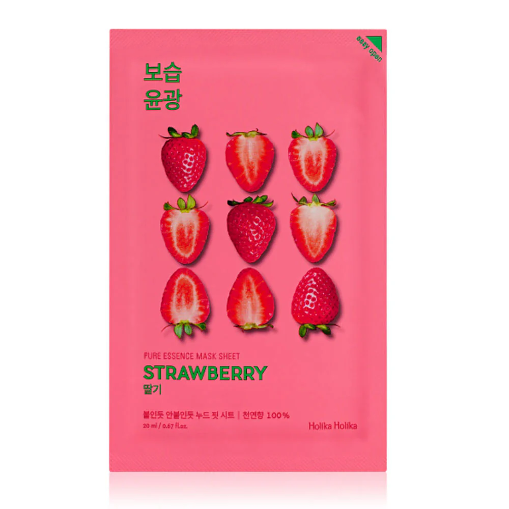 Pure Essence Mask Sheet - Strawberry - 20 ml