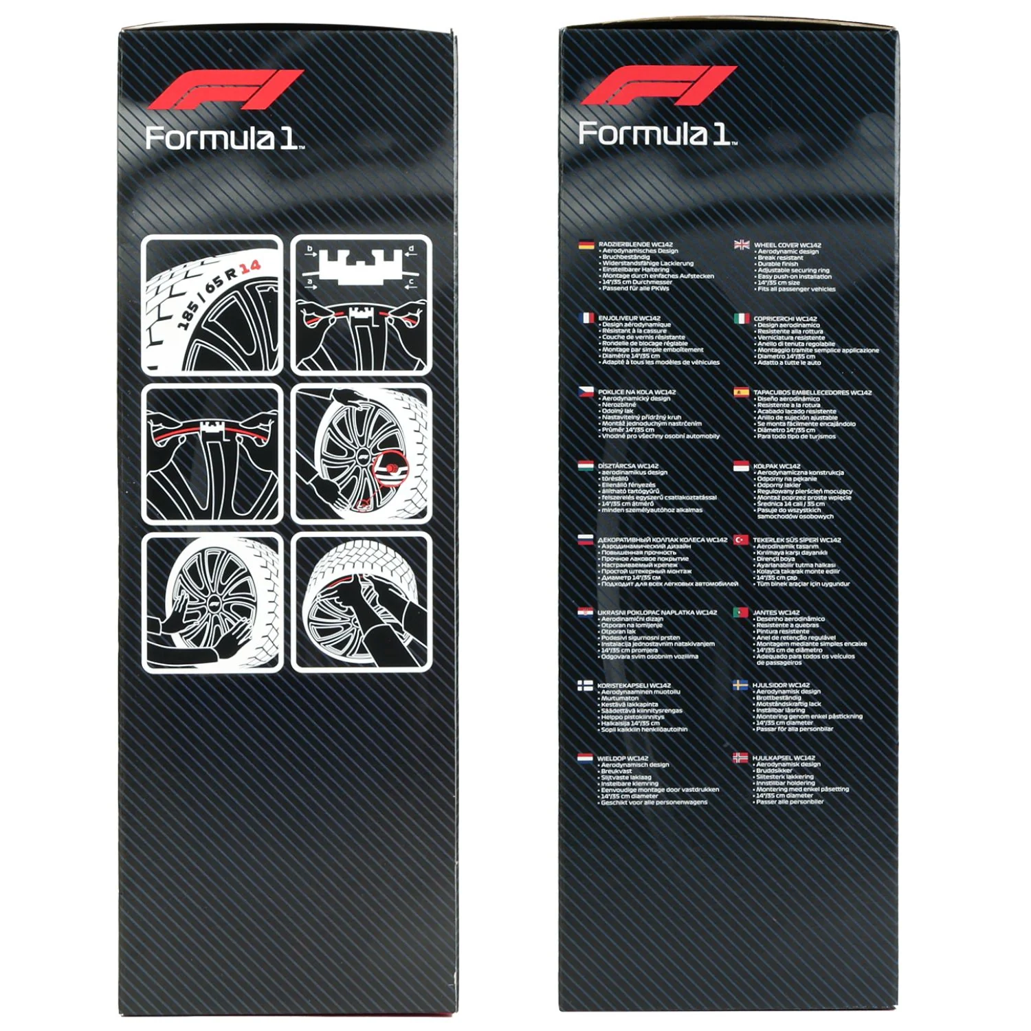 Radzierblenden-Set WC142 14 Zoll Schwarz Matt - Image 2