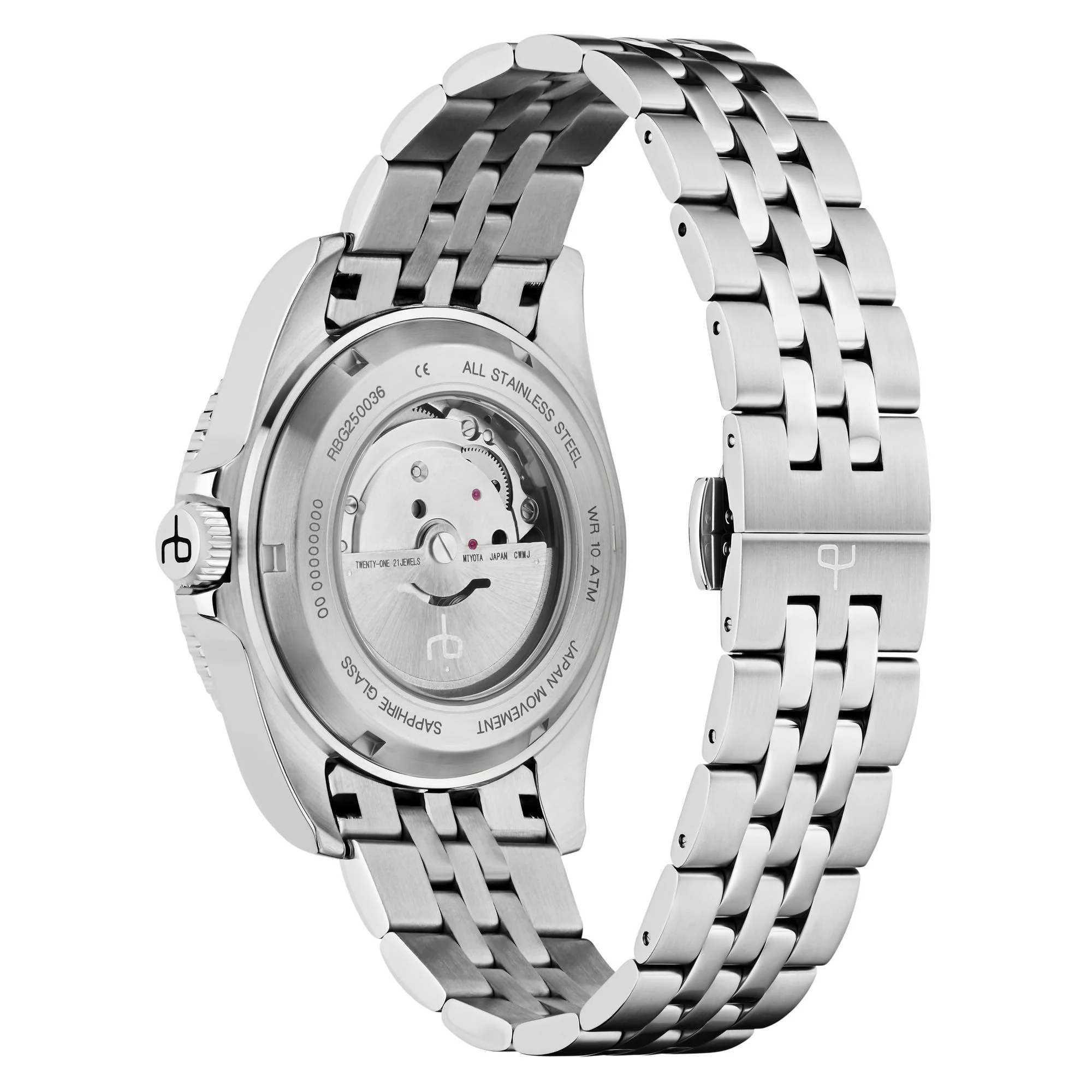 rag & bone Herren Analog Uhr Armbanduhr Rowan Automatic RBG250036 Edelstahl - Image 11