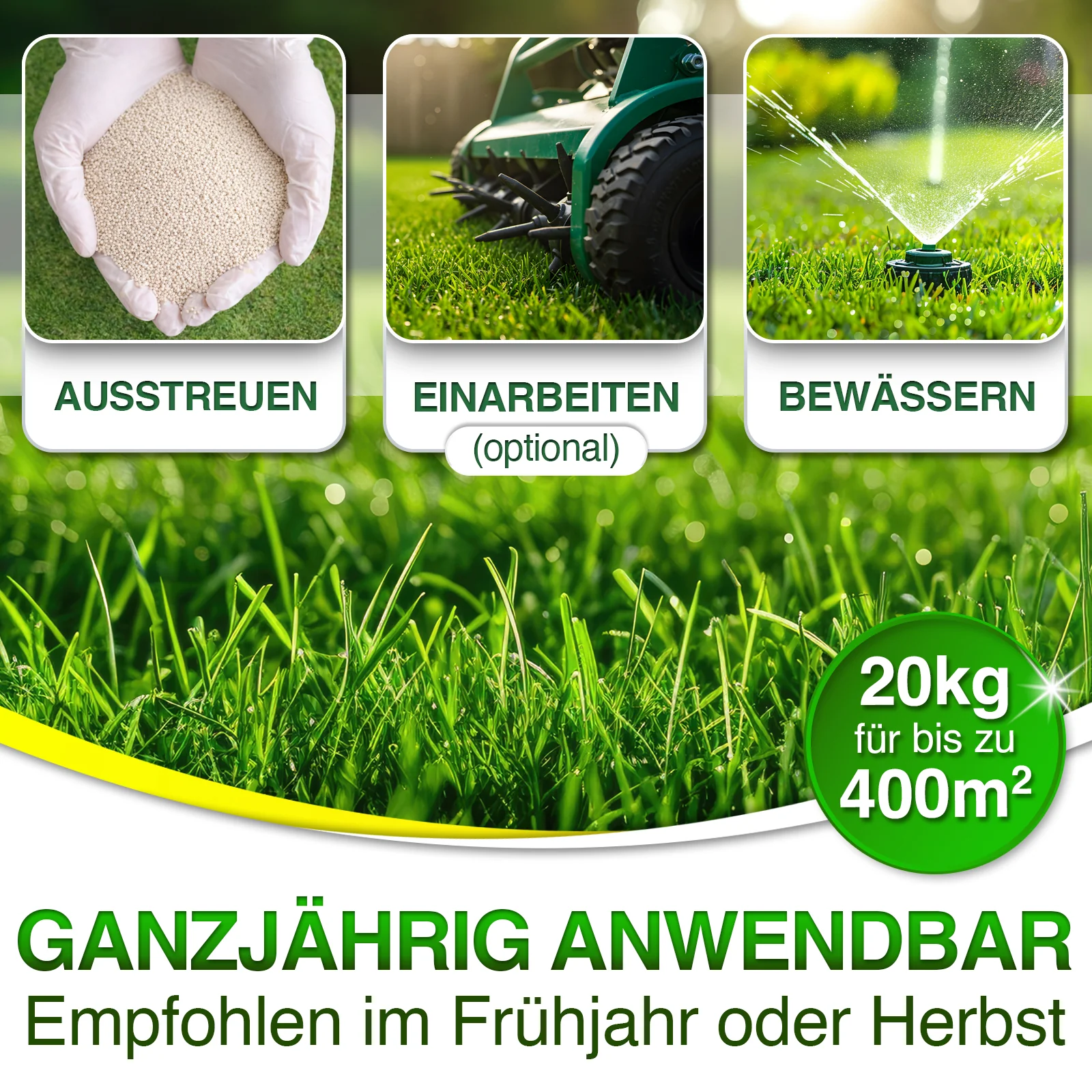 Rasenkalk 30 kg – hochwertiger Rasen- & Gartenkalk zur pH-Optimierung und Bodenverbesserung - Image 12