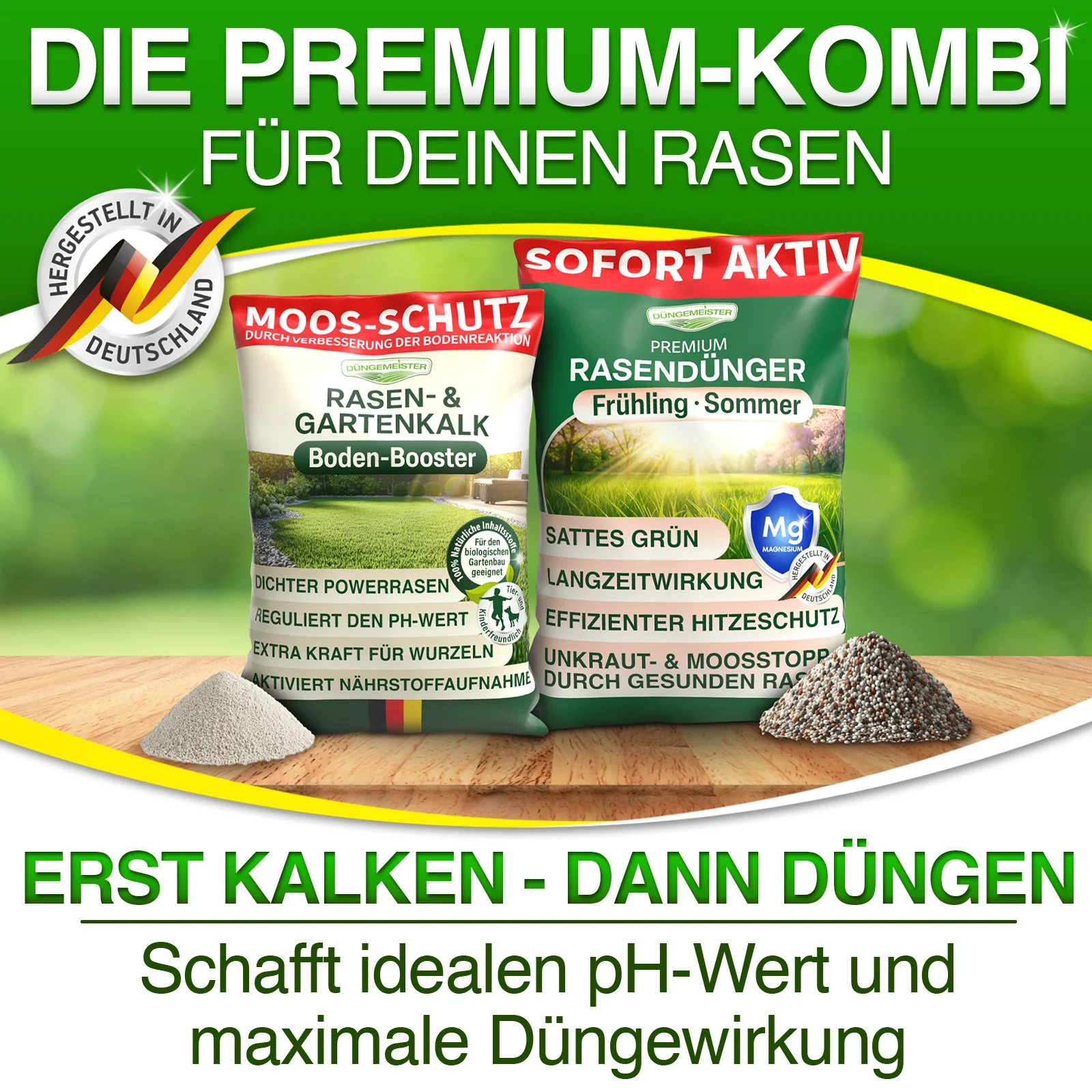 Rasenkalk 30 kg – hochwertiger Rasen- & Gartenkalk zur pH-Optimierung und Bodenverbesserung - Image 13
