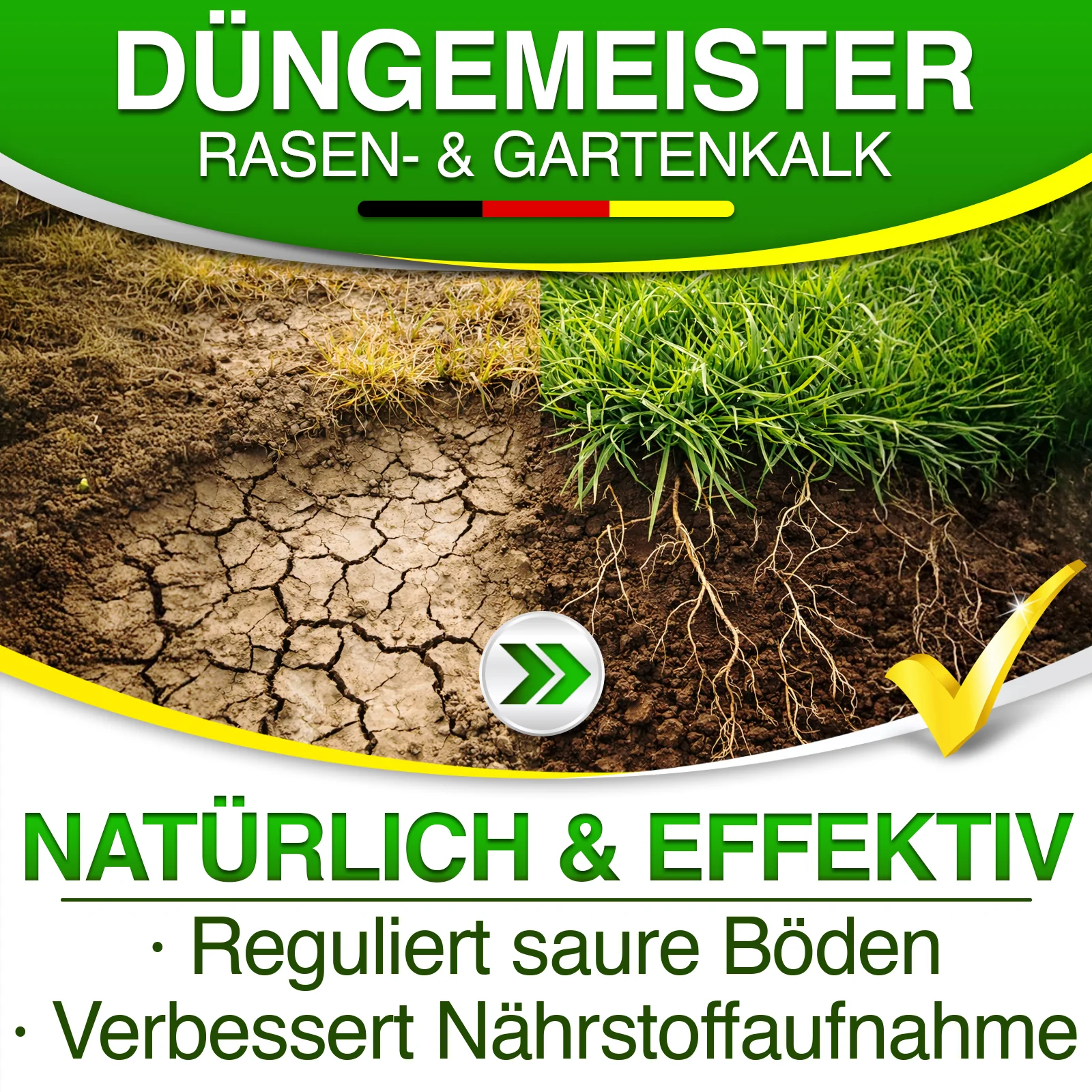 Rasenkalk 30 kg – hochwertiger Rasen- & Gartenkalk zur pH-Optimierung und Bodenverbesserung - Image 2