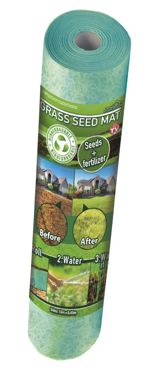 Rasenmatte mit Grassamen und Dünger – Einfaches Ausrollen für dichten Rasen - Image 5