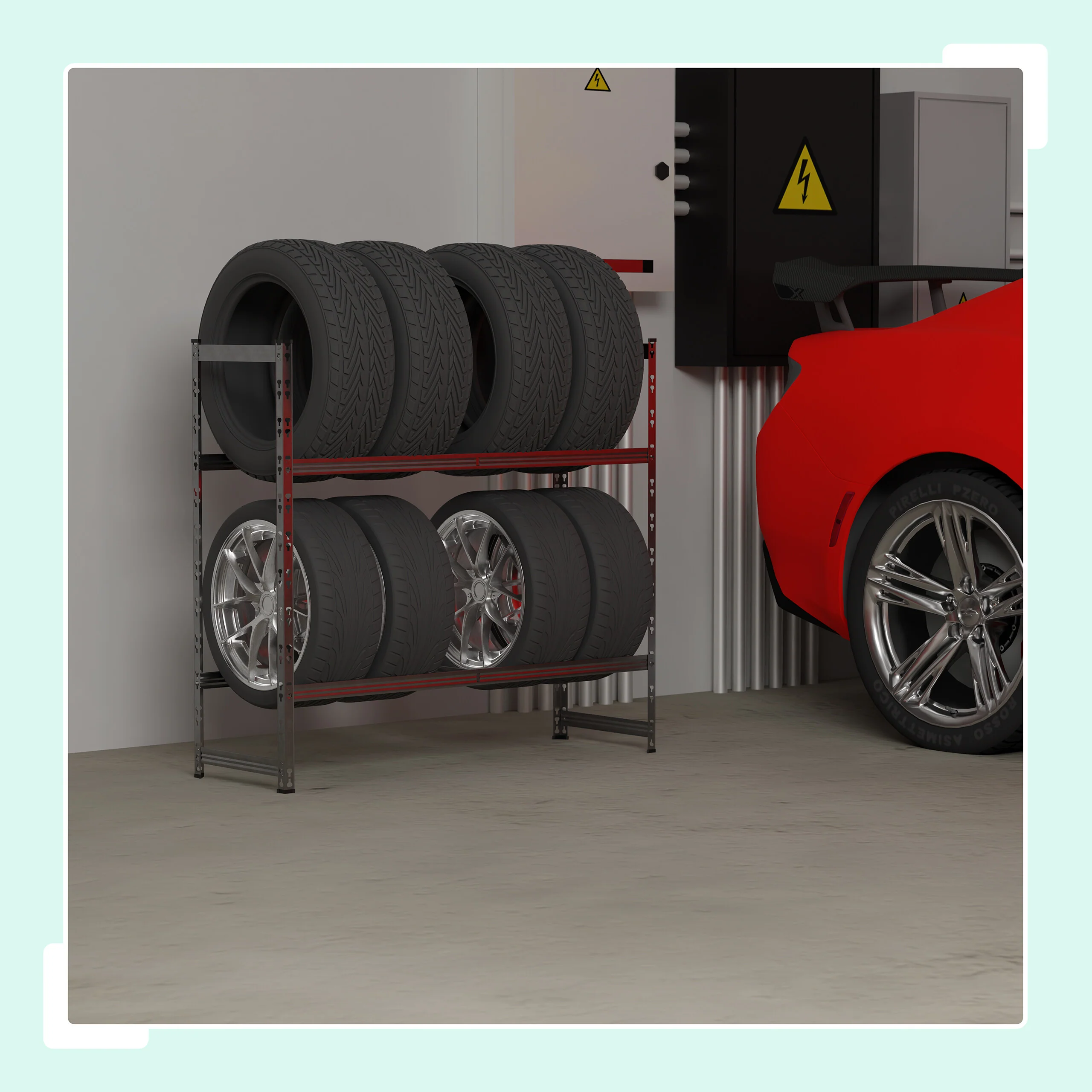 Reifenregal für 8 Reifen - Image 15