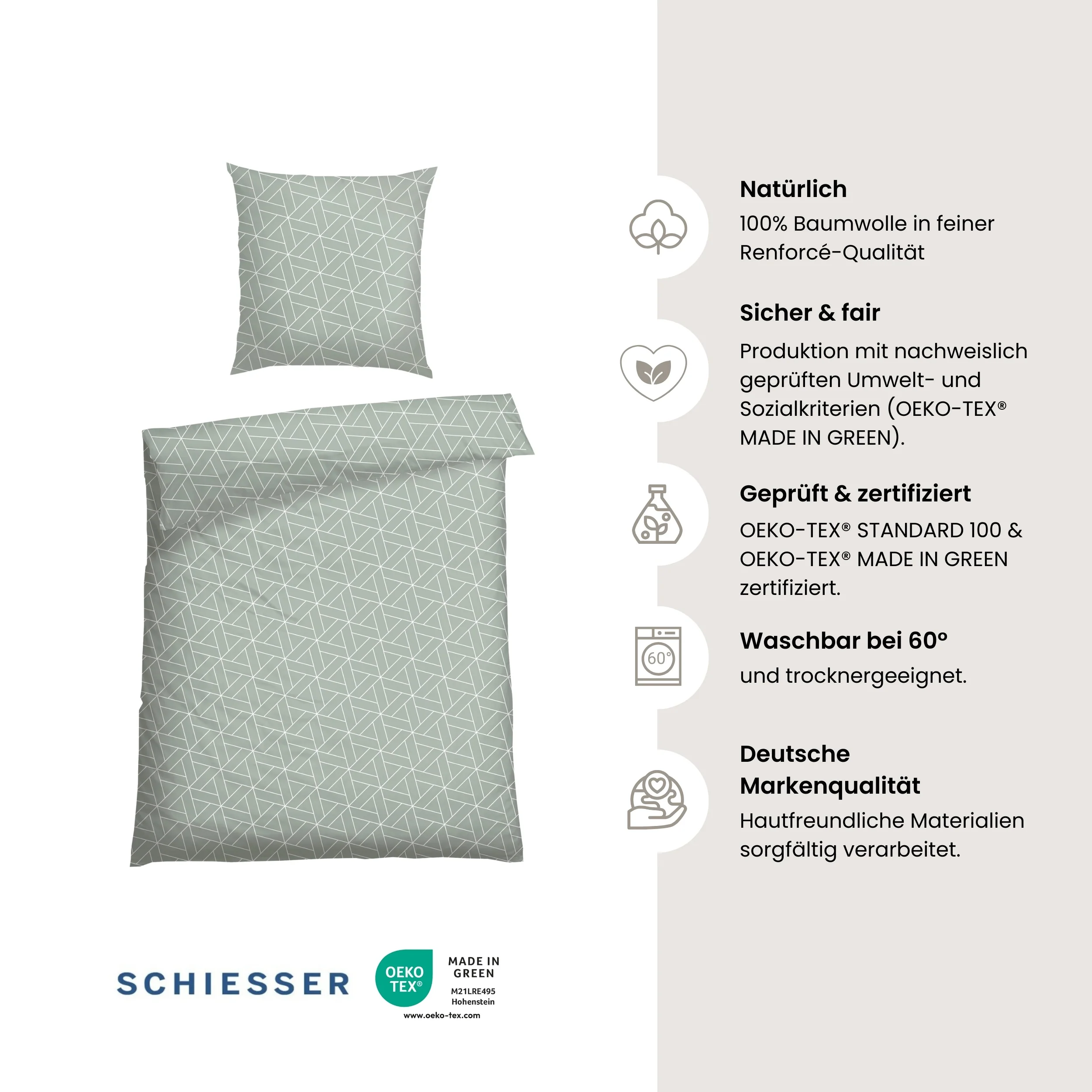 Renforcé Bettwäscheset Tris 2-teilig - Image 10