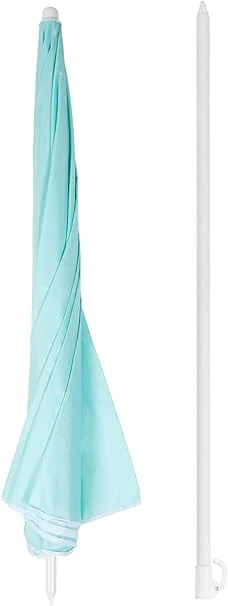 RESCH Sonnenschirm Strand Grün 200 Cm UV50+ Gartenschirm, Strandschirm, Garten - Image 4