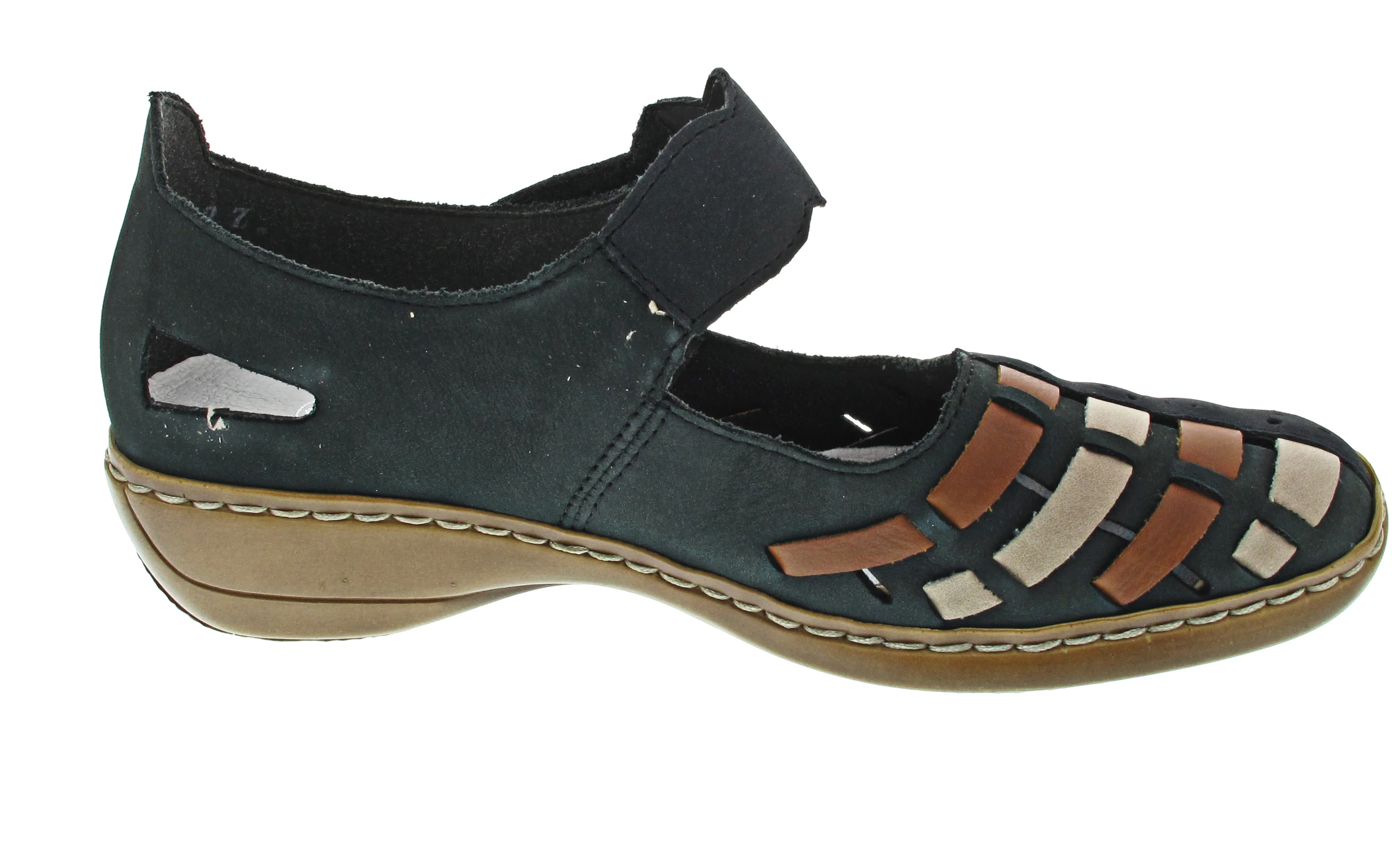 Rieker Ballerina Blau - Image 4