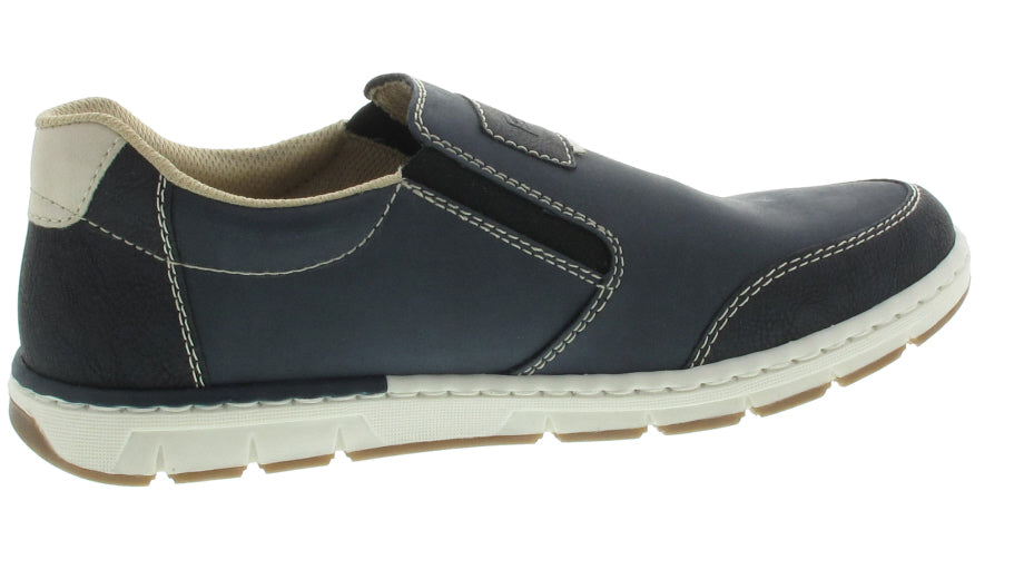Rieker Herren Slipper blau - Image 9