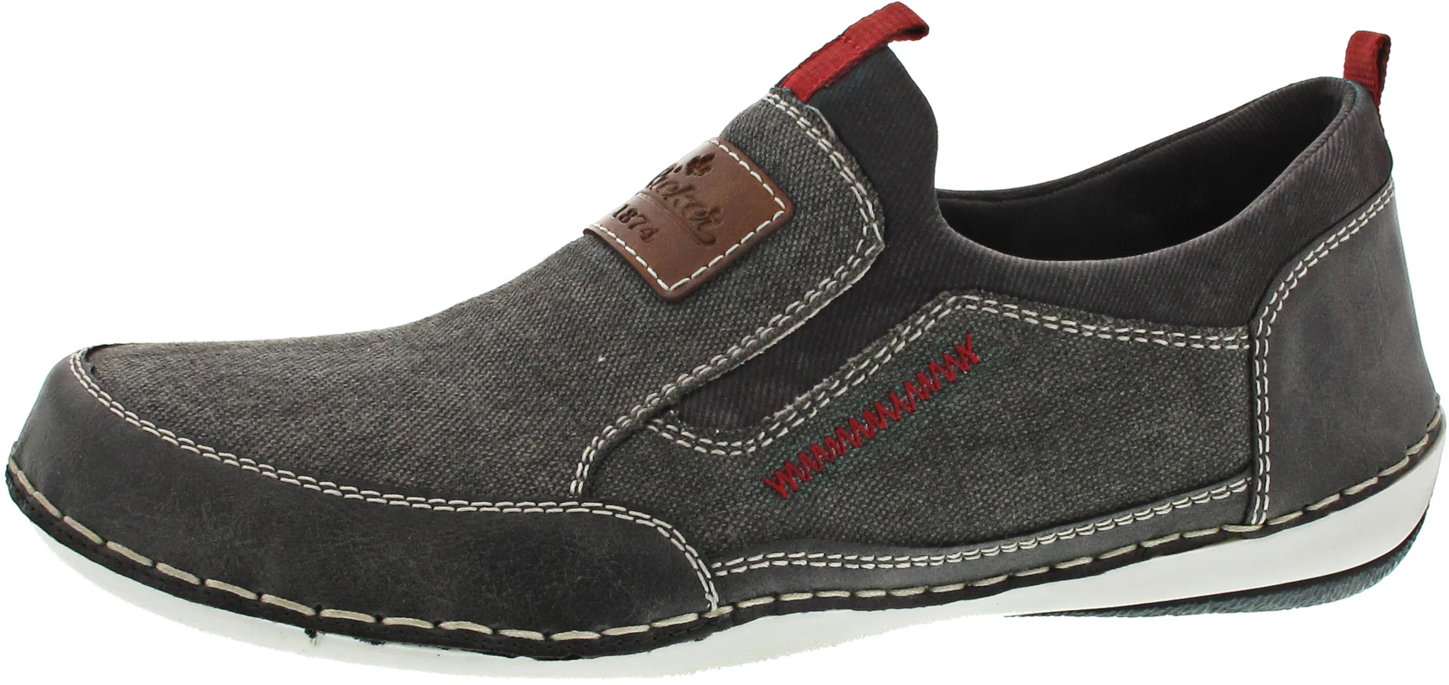 Rieker Herren Slipper grau - Image 3