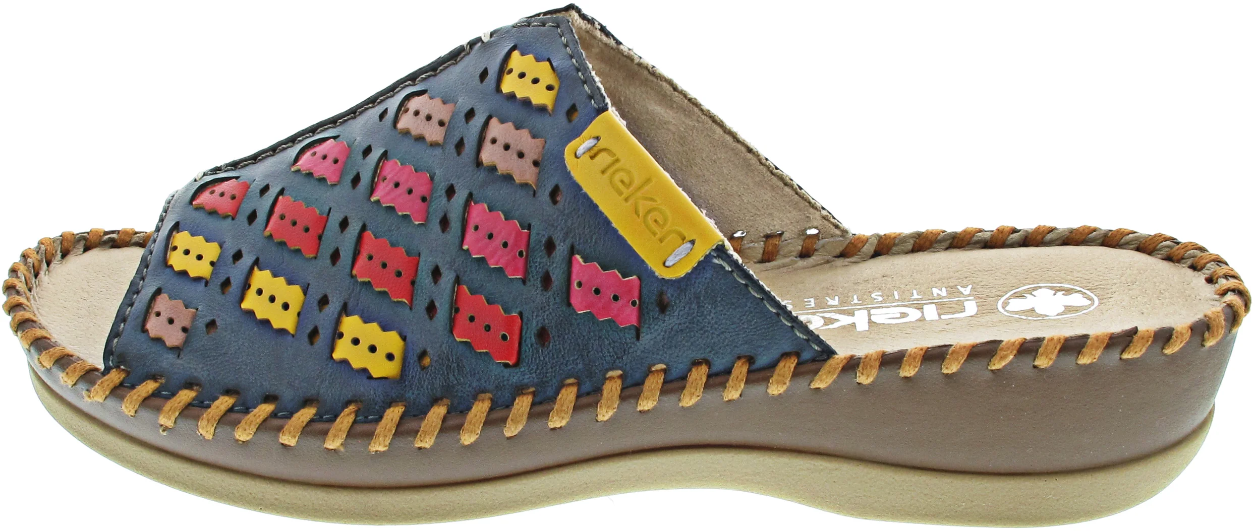 Rieker Pantolette Blau