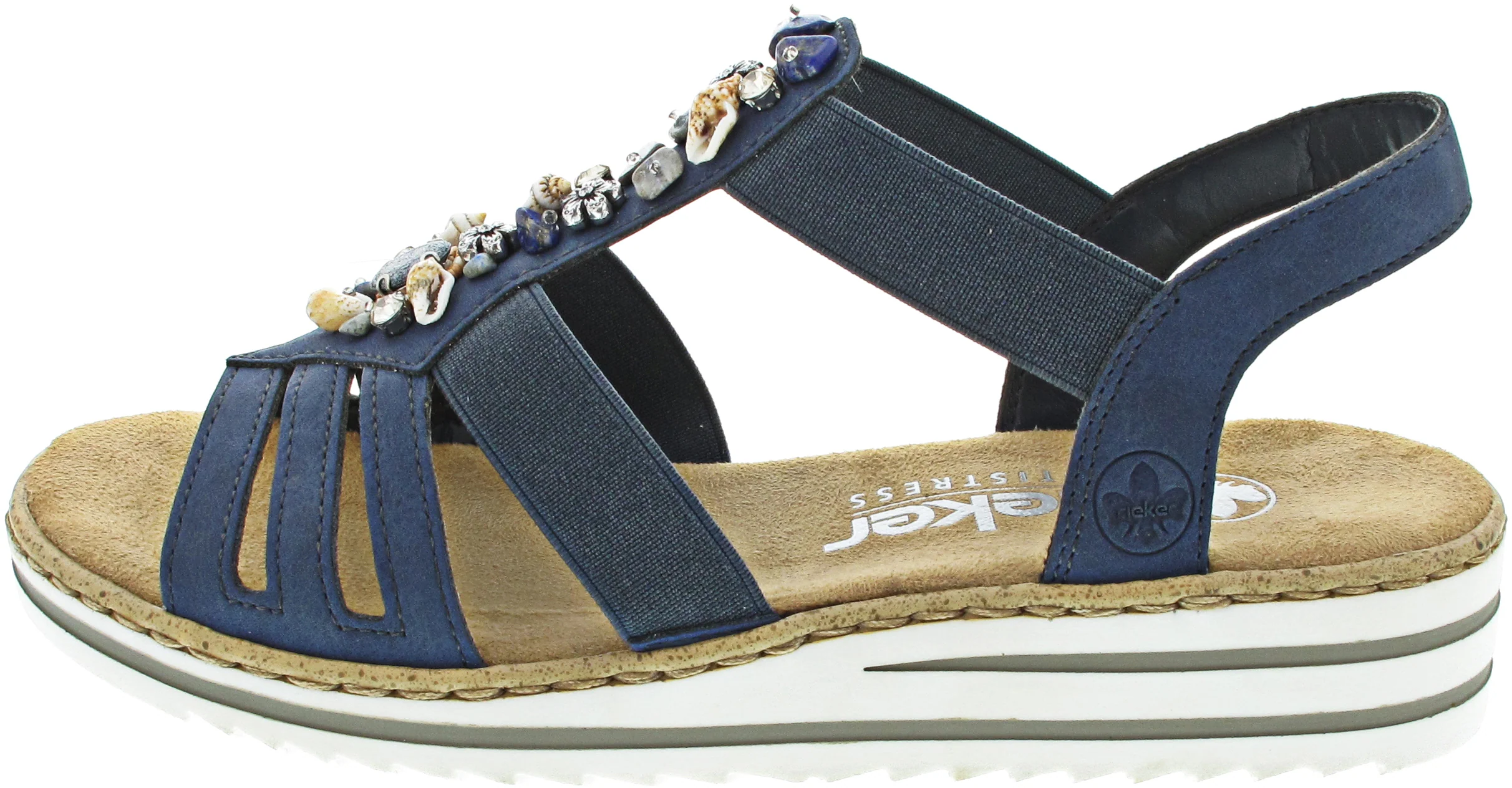 Rieker Sandale Blau