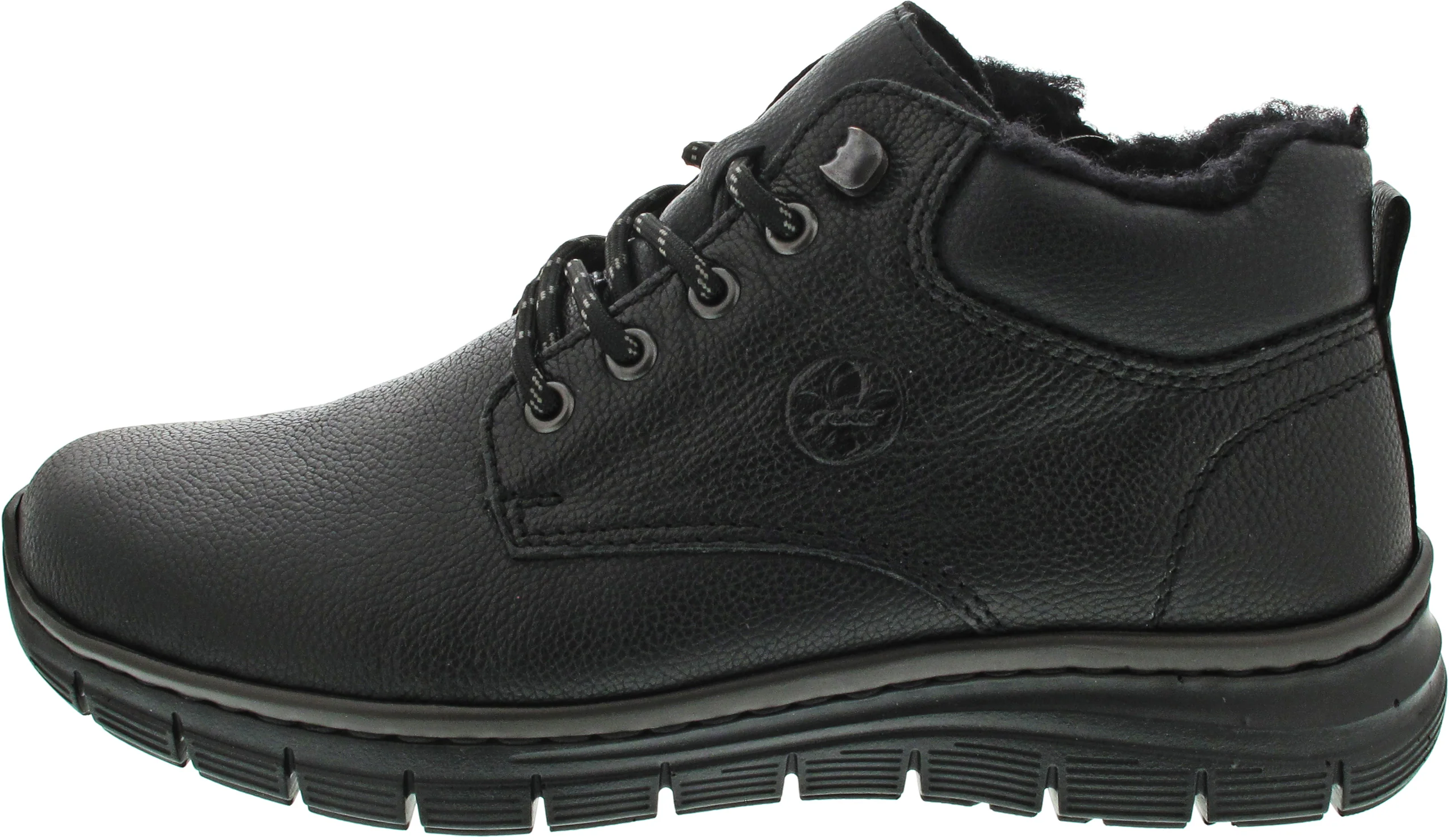 Rieker Schnürstiefel Schwarz