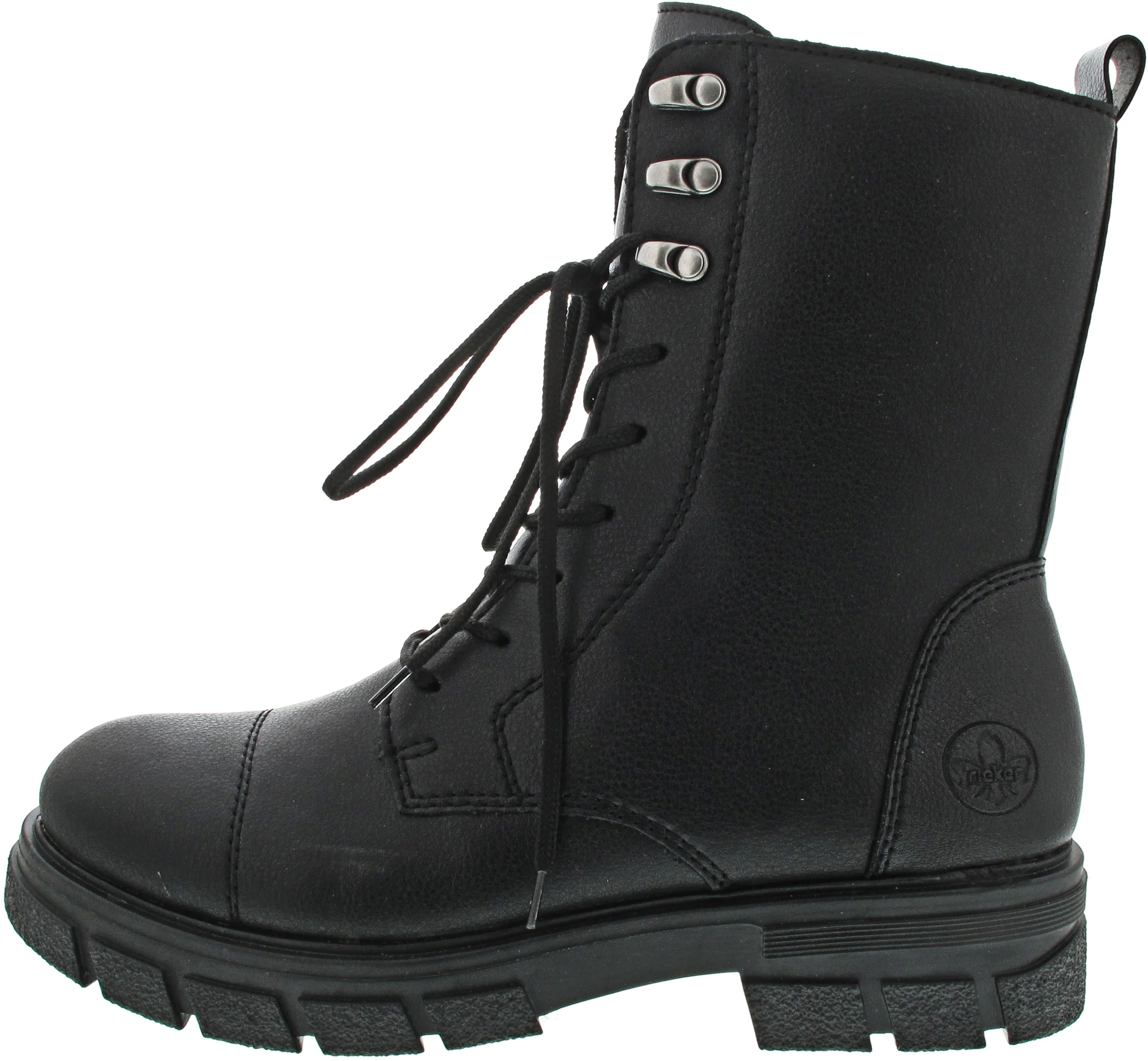 Rieker Schnürstiefelette Schwarz