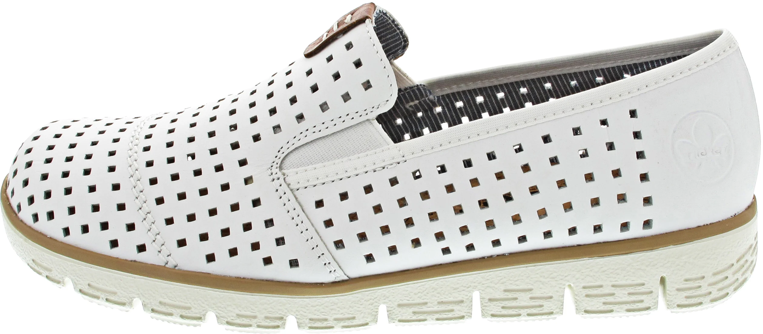 Rieker Slipper Weiß - Image 4