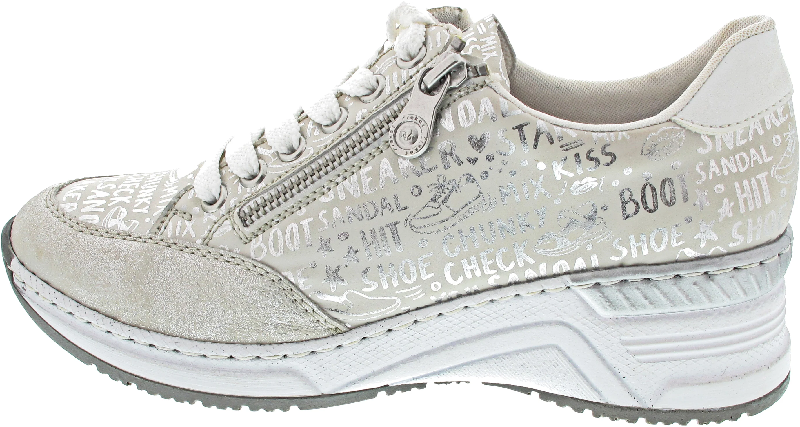 Rieker Sneaker low Silber - Image 2