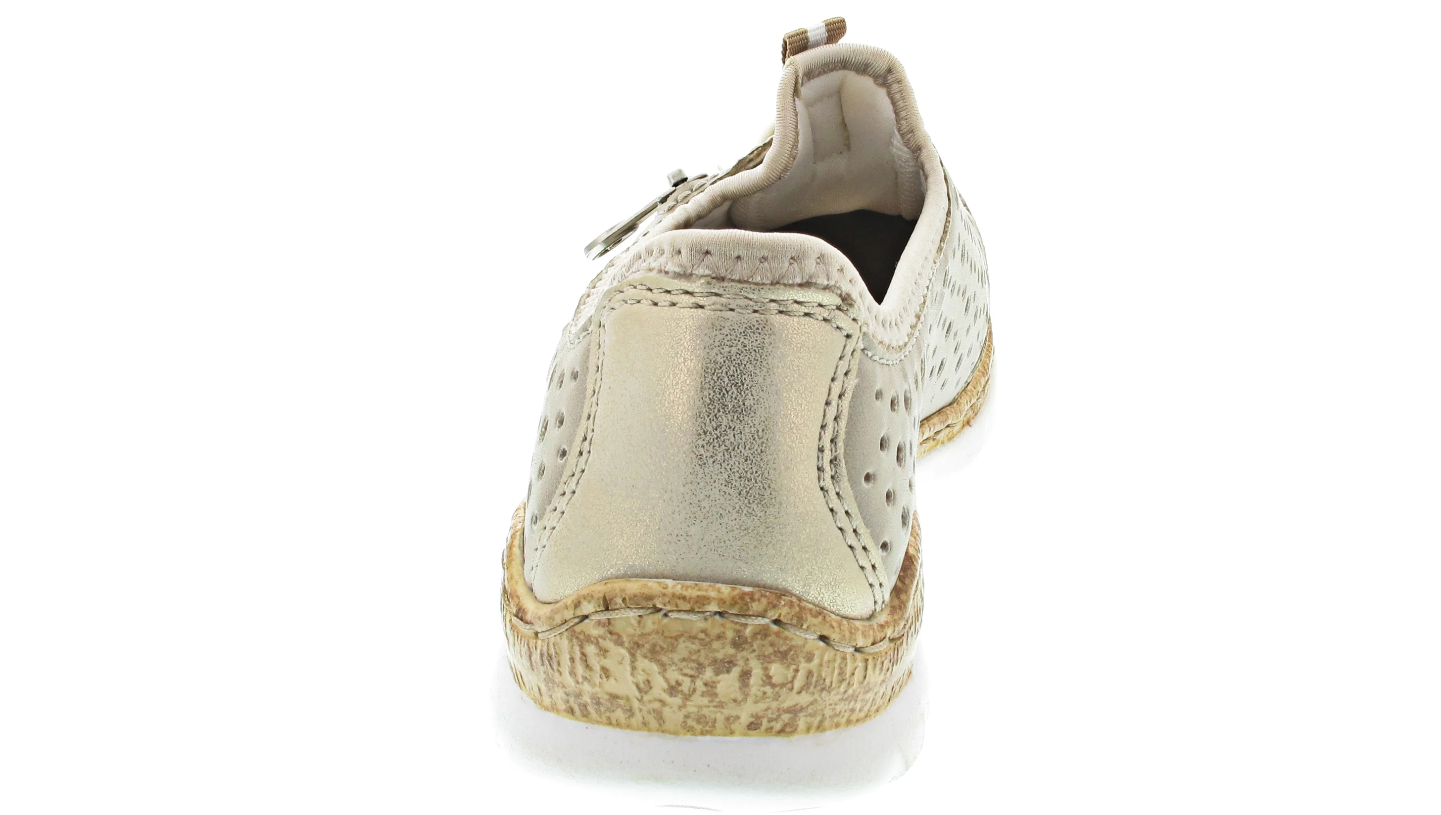 Rieker sportlicher Schnürer Beige - Image 15