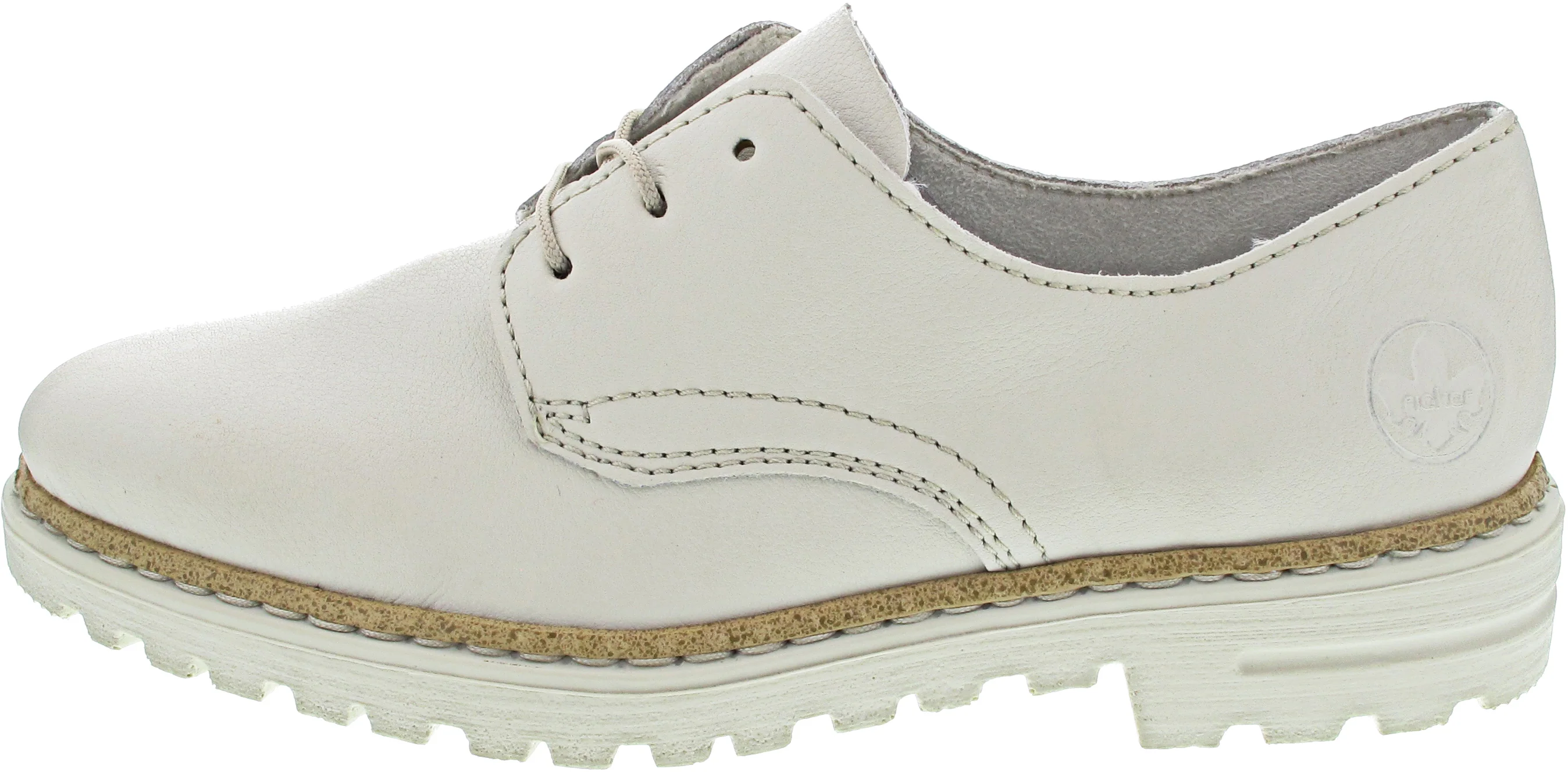 Rieker sportlicher Schnürer Beige