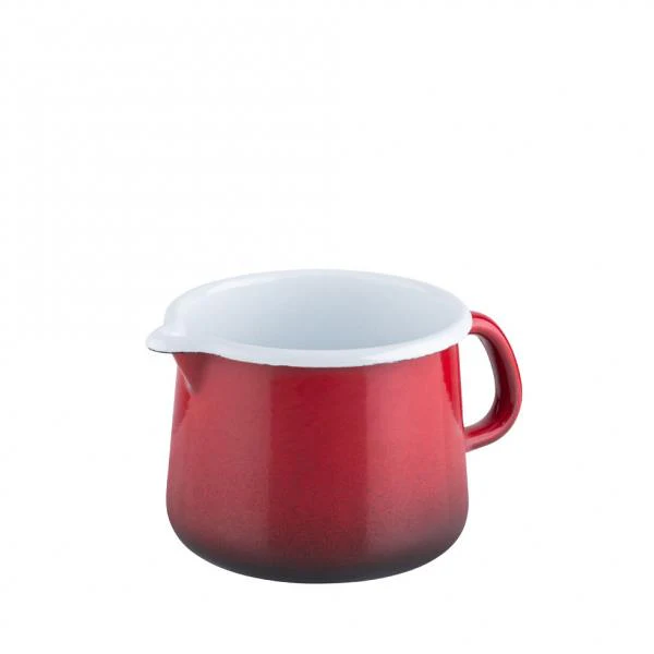 Riess Schnabeltopf Ø12cm 1 Liter Emaille Nouvelle Brombeer
