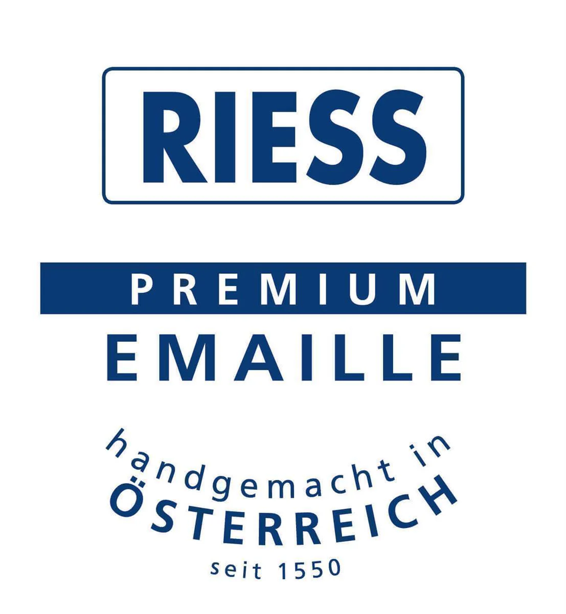 Riess Starter- Topfset 3-teilig Nouvelle Cappuccino Emaille extra stark - Image 2