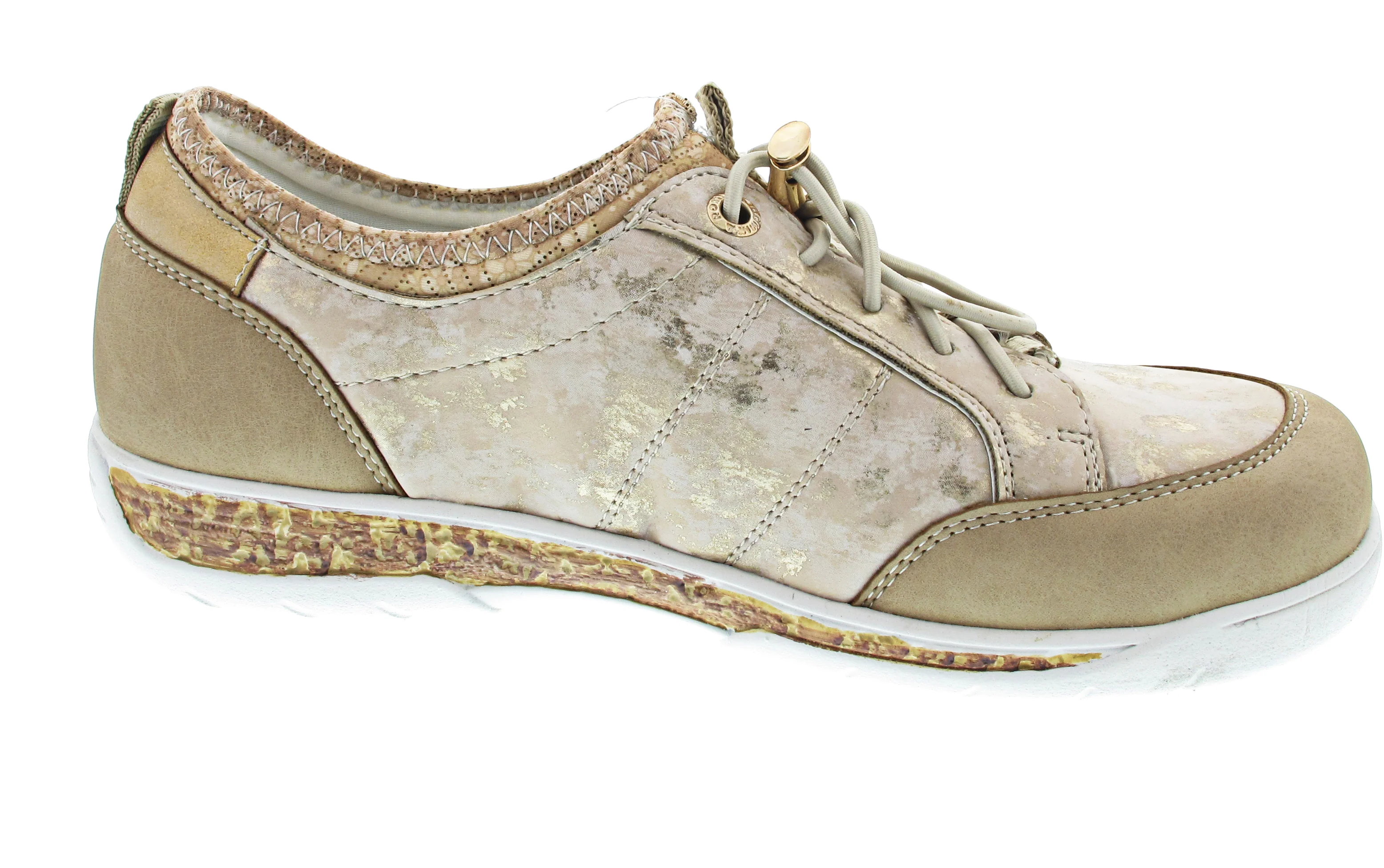 Romika sportlicher Schnürer Beige - Image 18