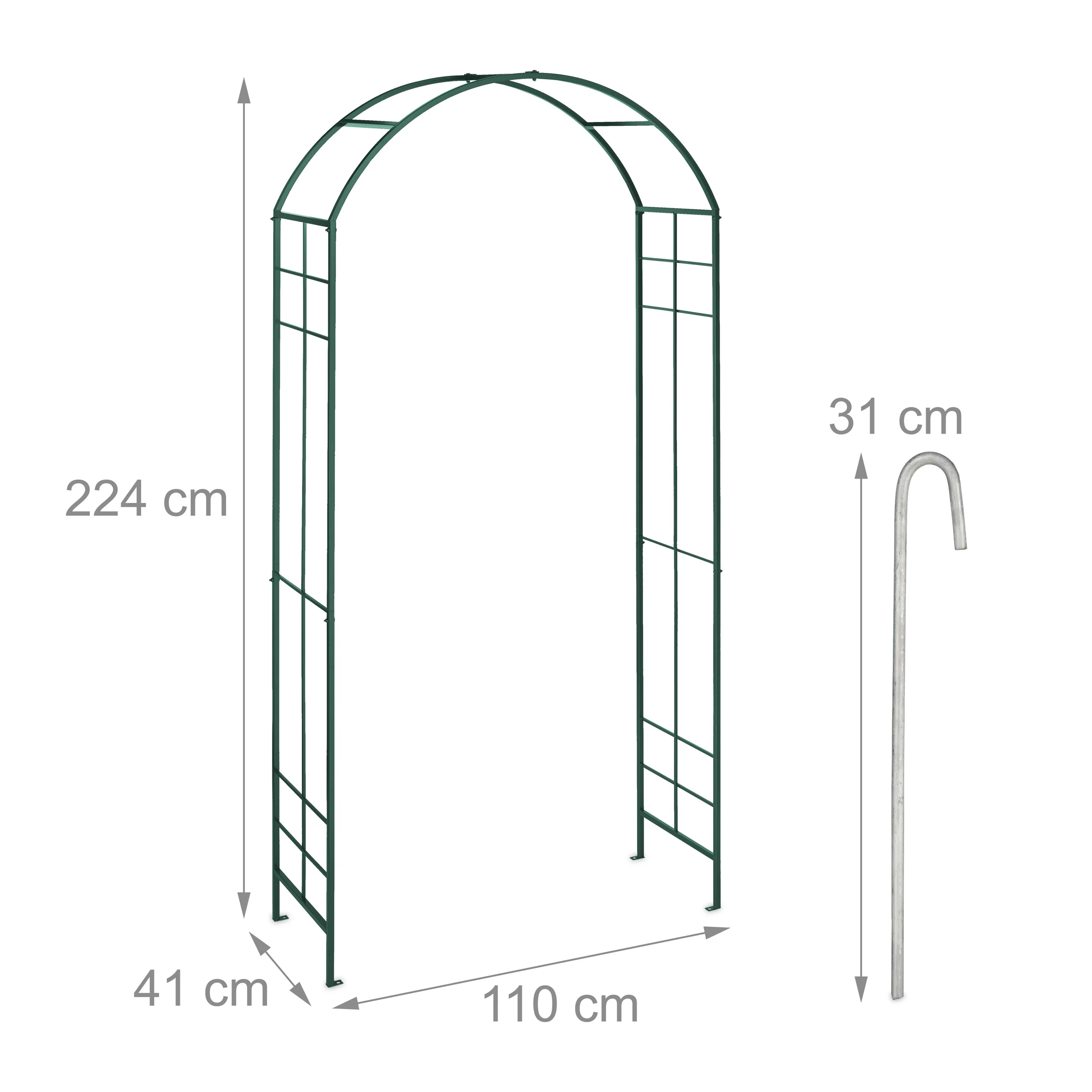 Rosenbogen aus Metall - Image 4